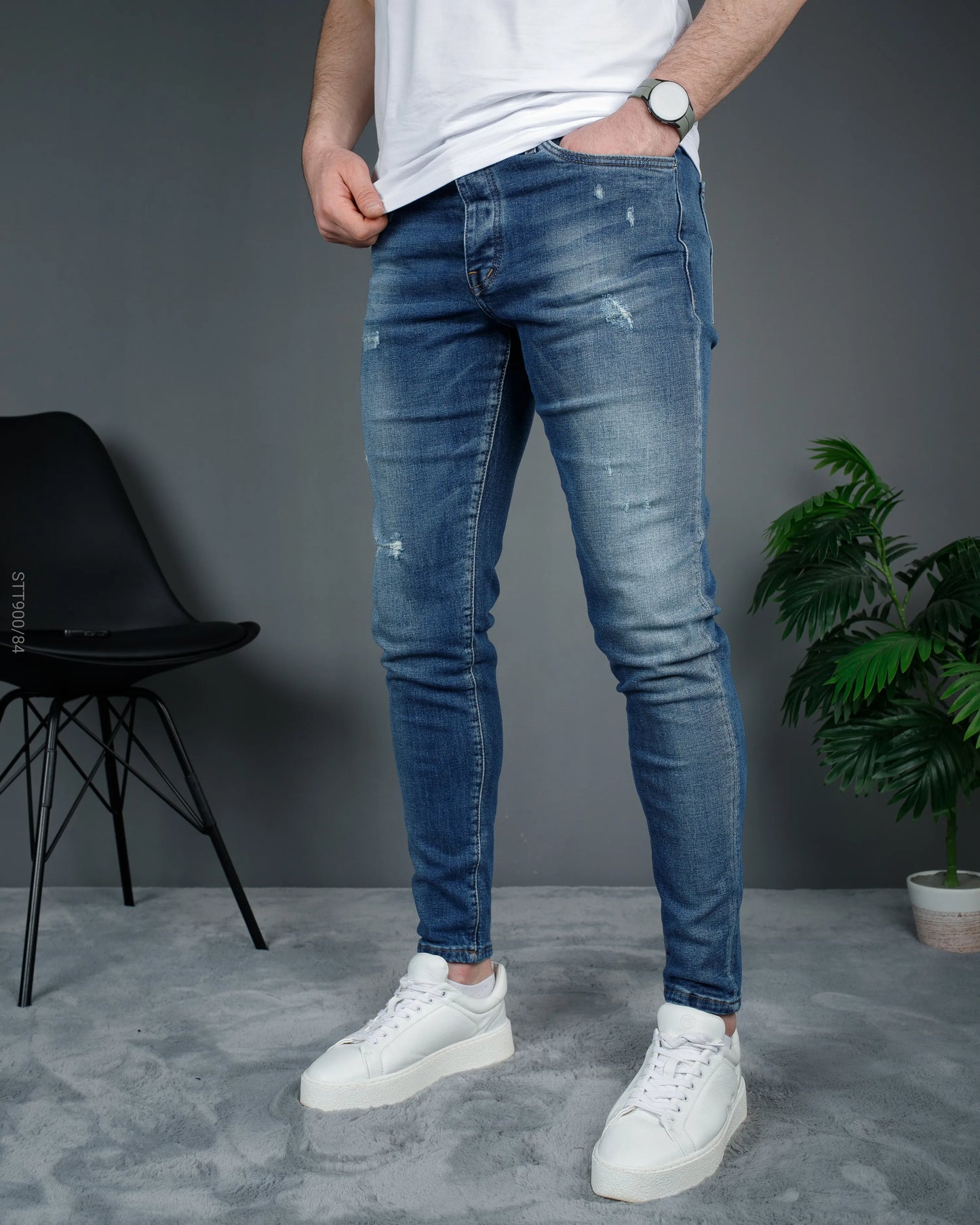 elasticne slim farmerke muske sa puno elastina plave