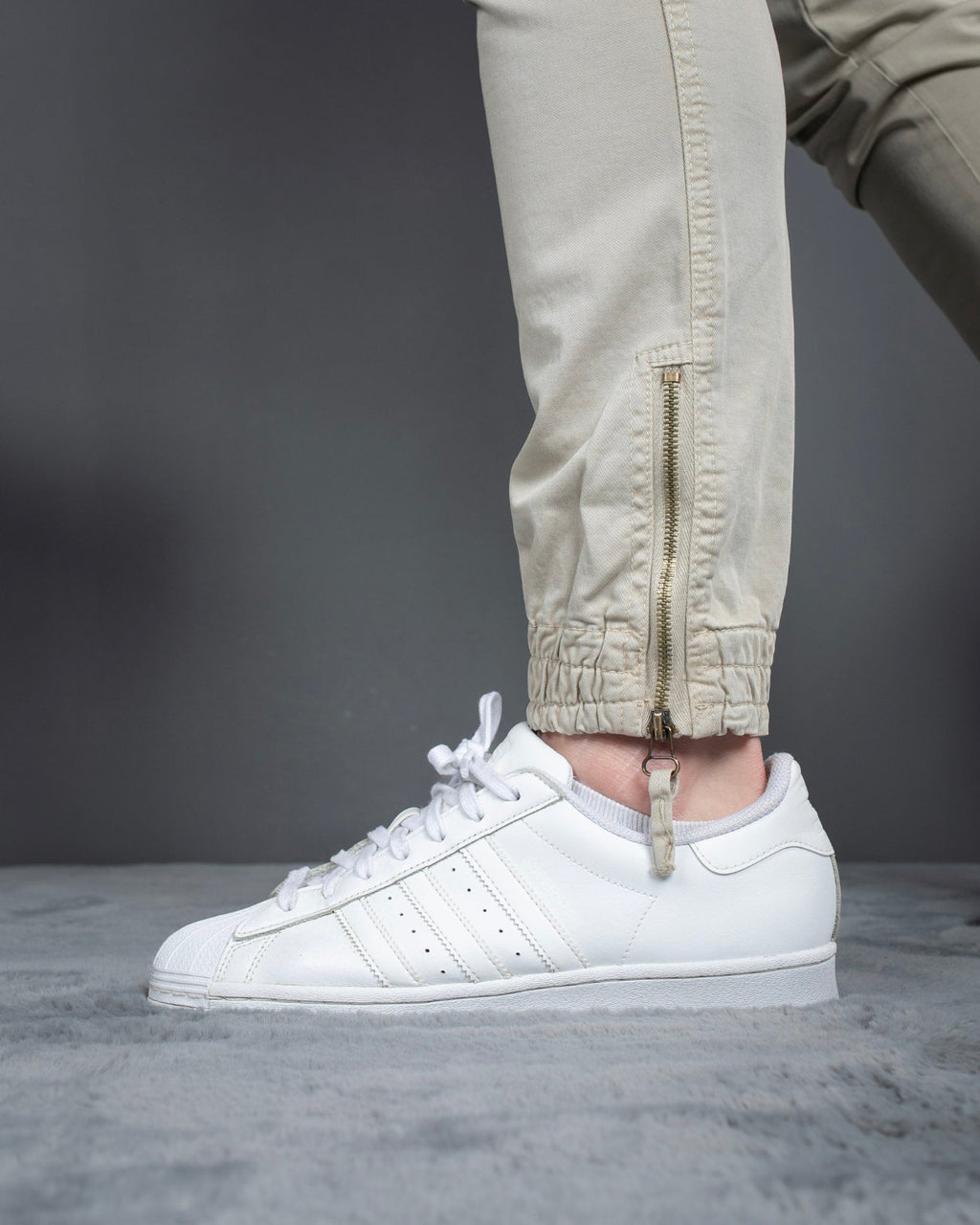 Muške cargo pantalone Krem/Bež STT2708.