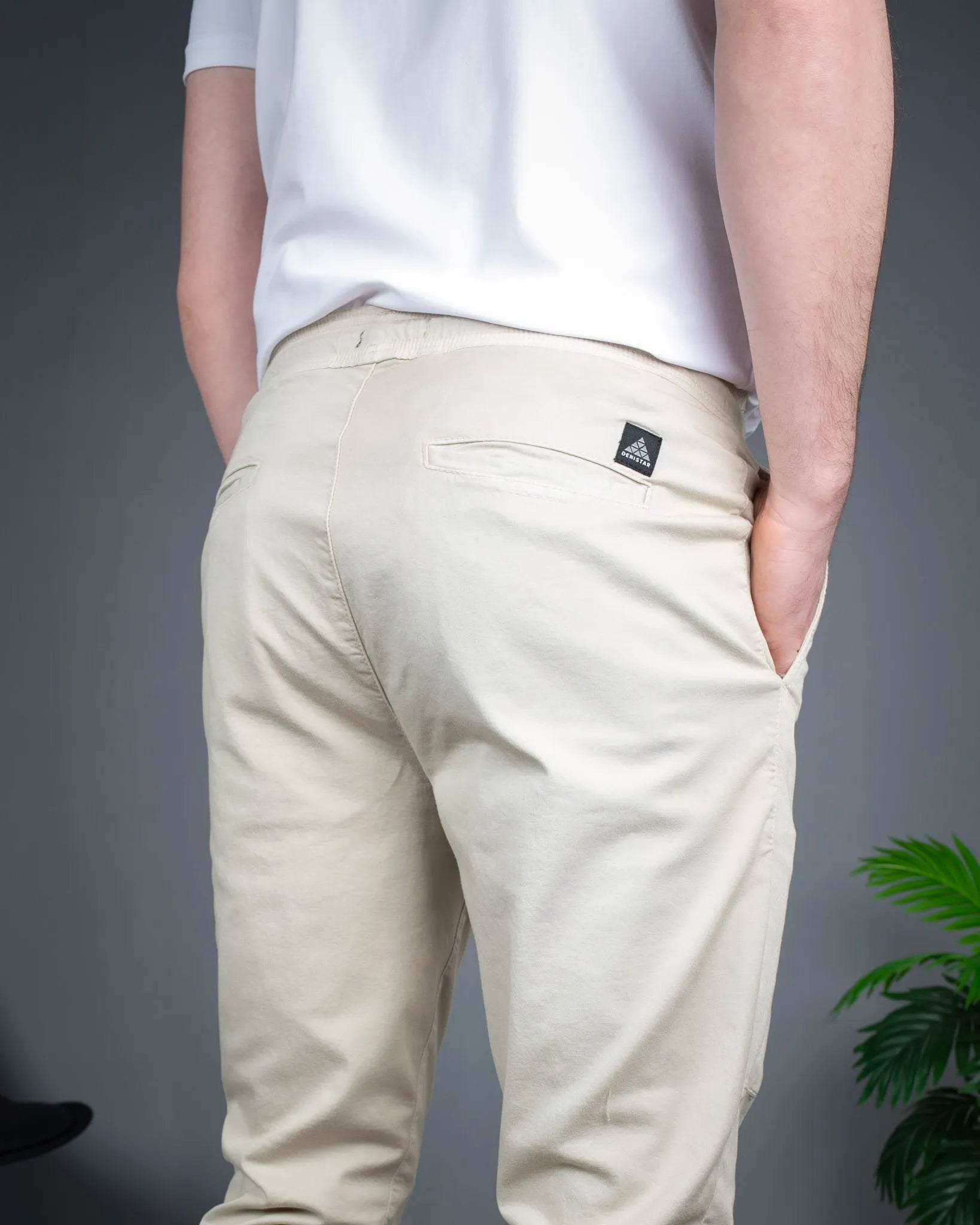 Muške Bež Jogger Pantalone - Svakodnevna udobnost STT2841