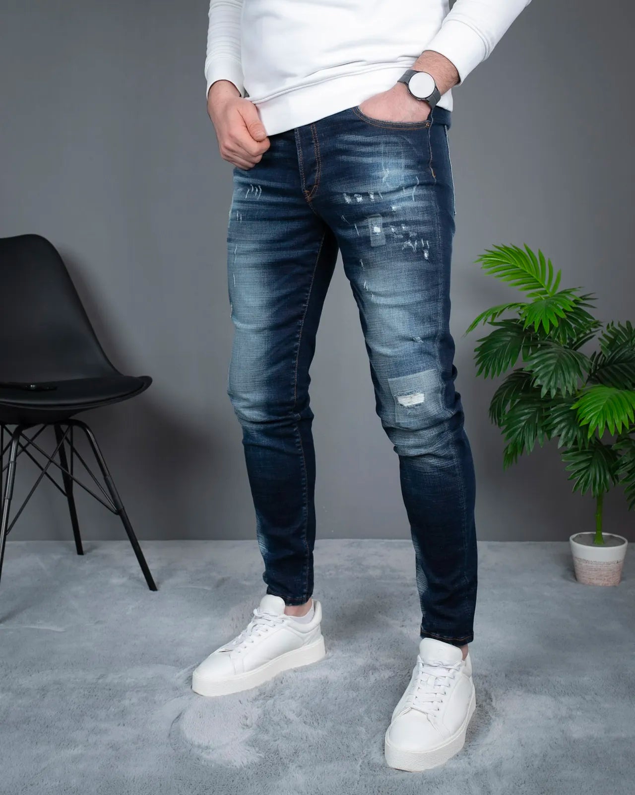Muške Slim Fit Farmerke STT2919