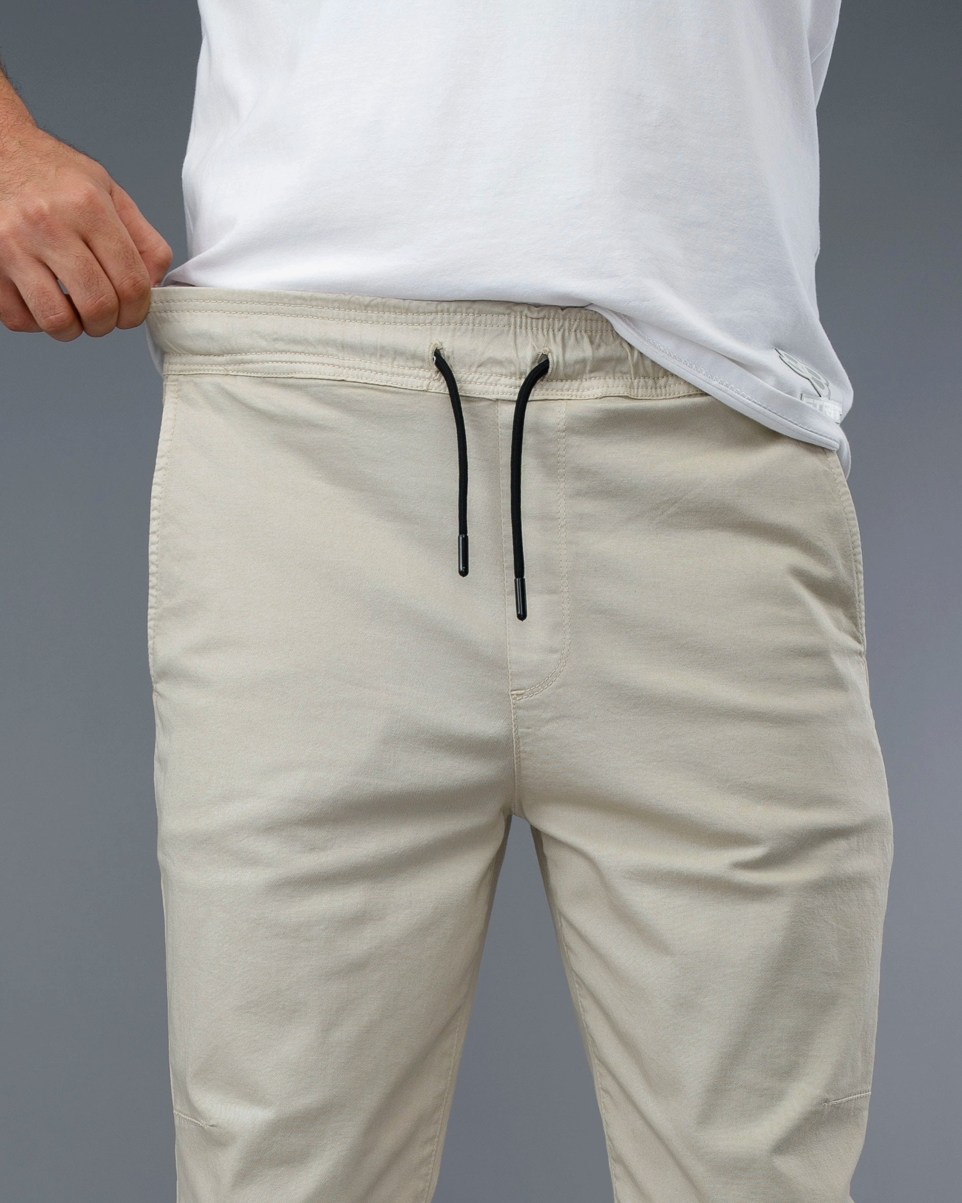 Muške Bež Jogger Pantalone - Svakodnevna udobnost STT2841