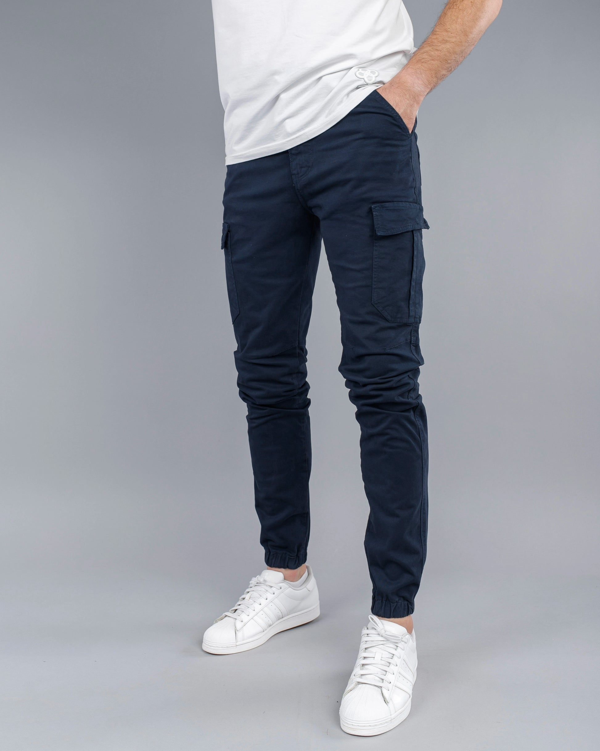 Muške cargo pantalone krem STT2225