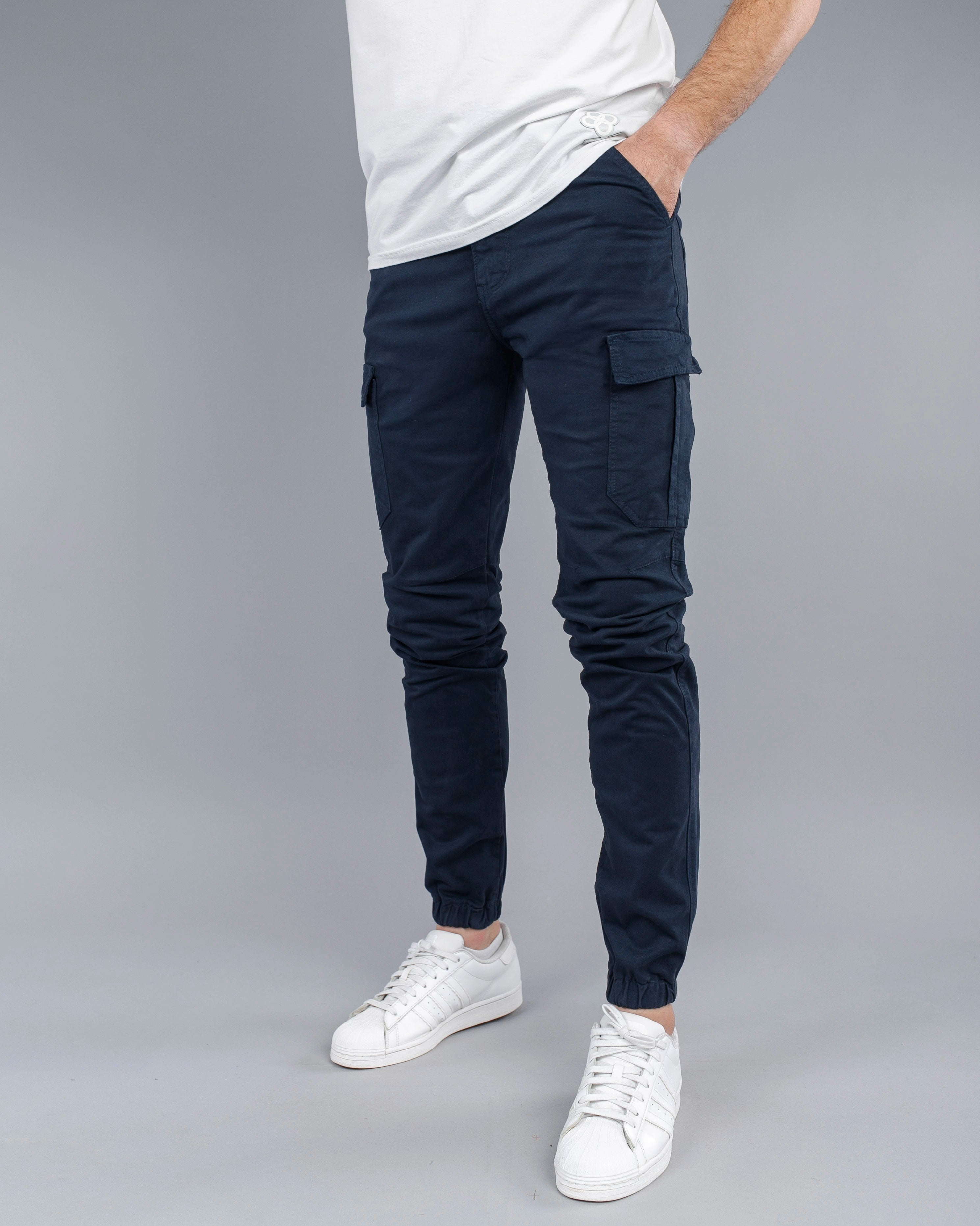 Muške cargo pantalone krem STT2225