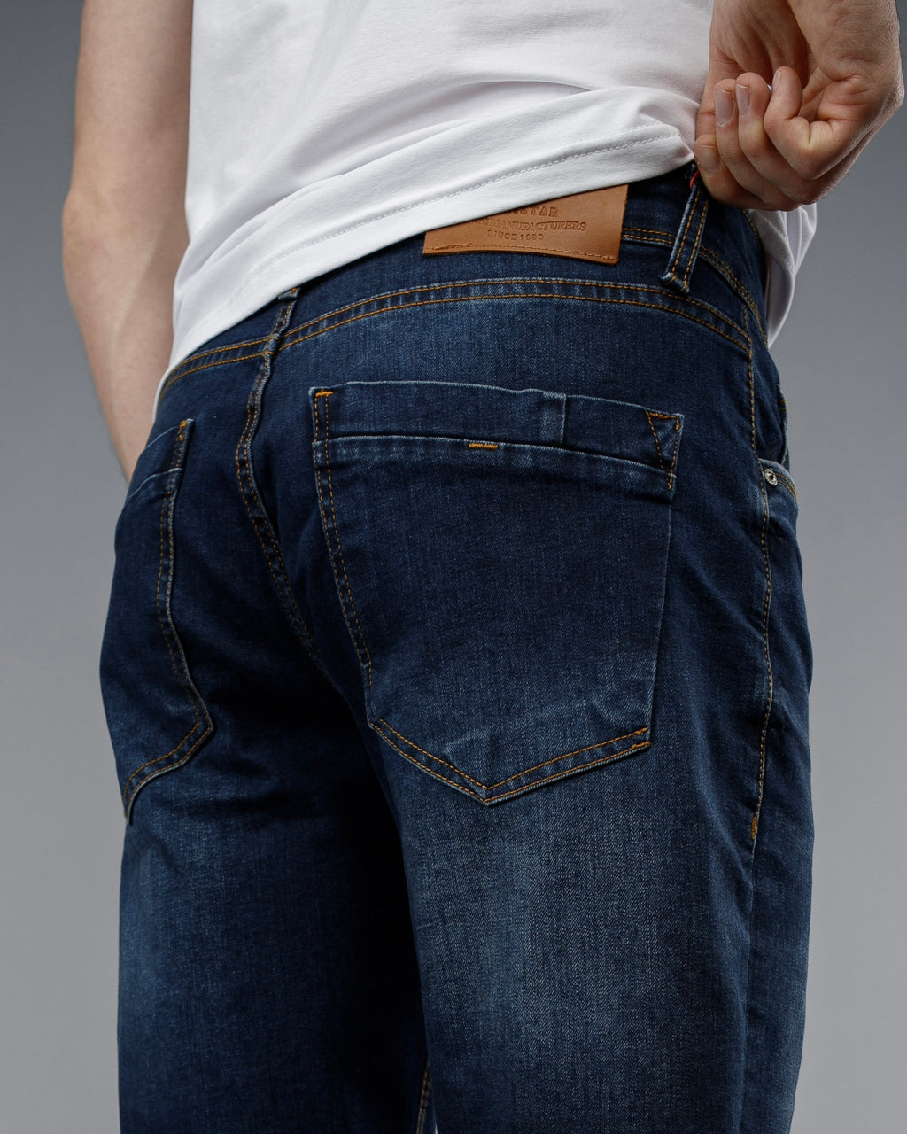 Muške jeans bermude tamno plave STT2332