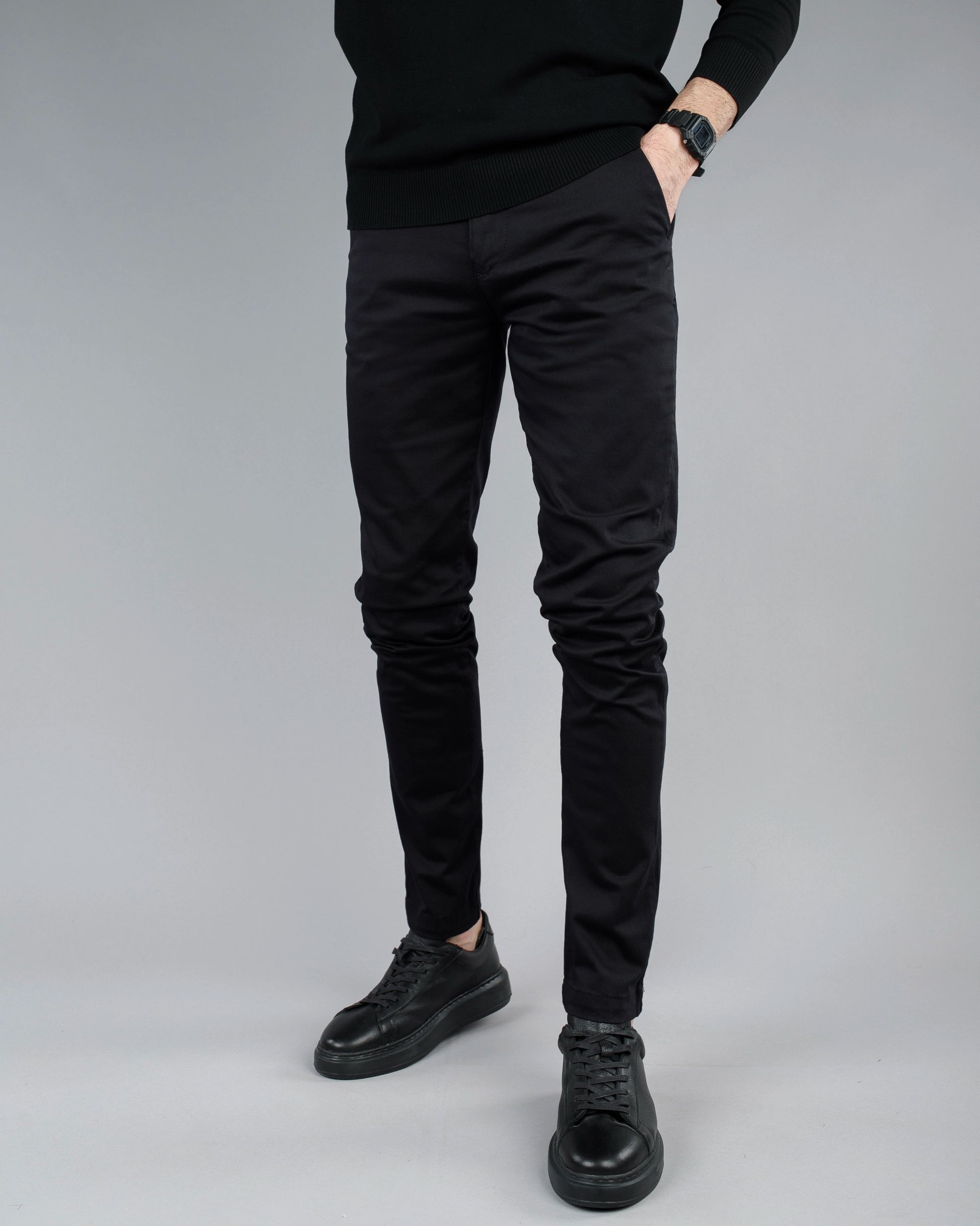 Muške Elegantne Slimfit Pantalone STT2895