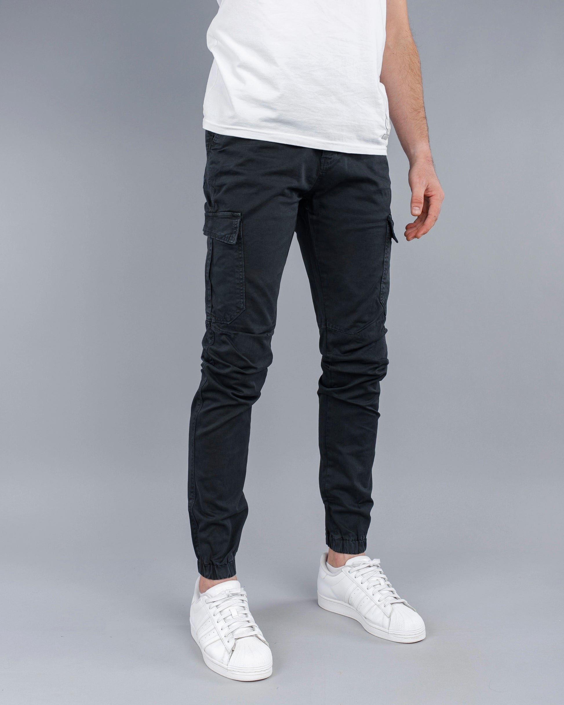 Muške cargo pantalone krem STT2225