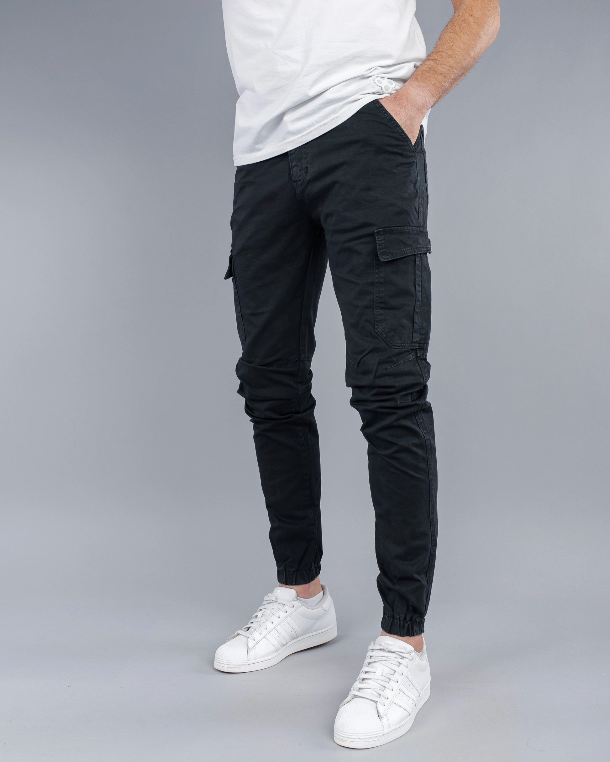 Muške cargo pantalone krem STT2225