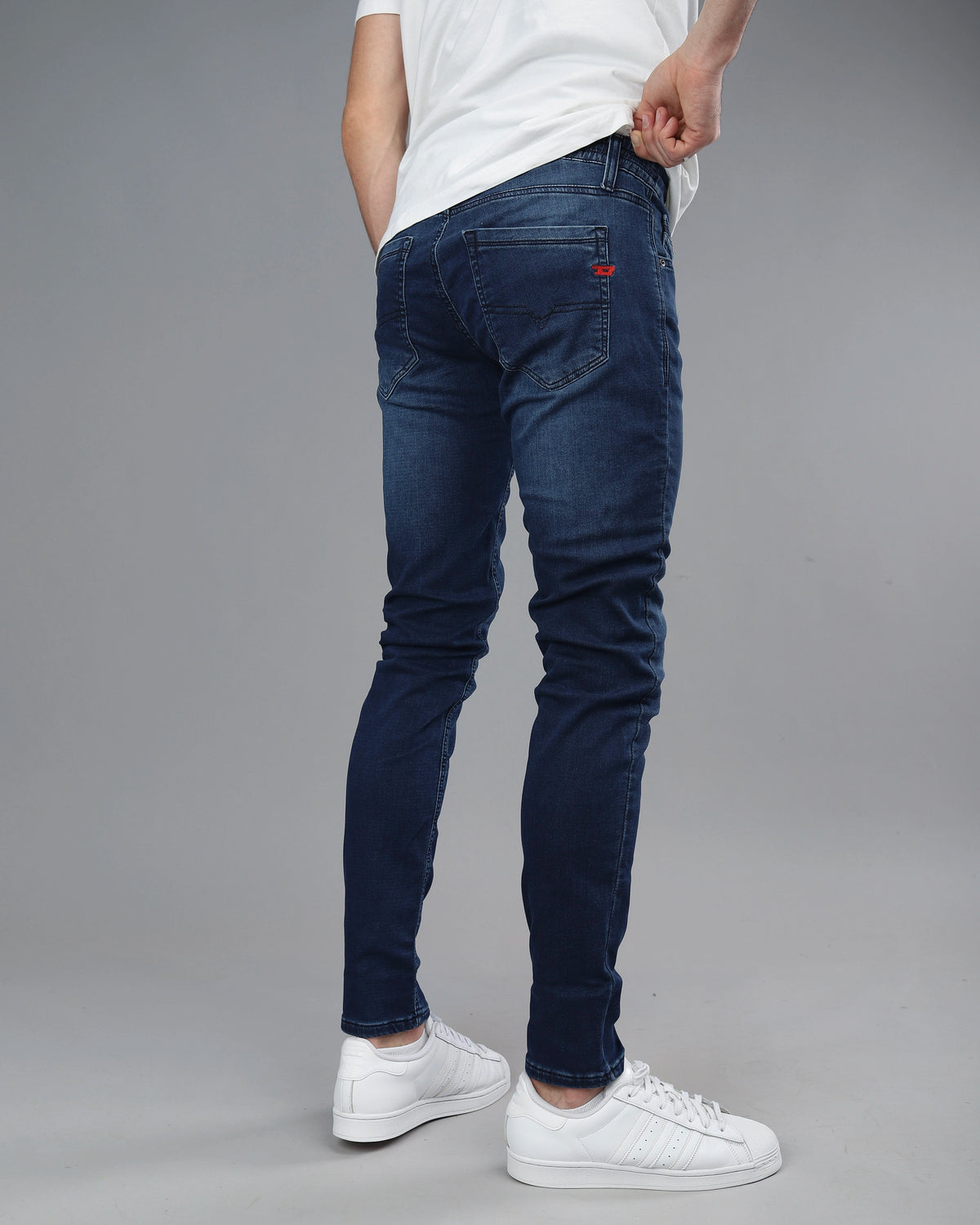 Muške teksas pantalone sa vezicama STT3047