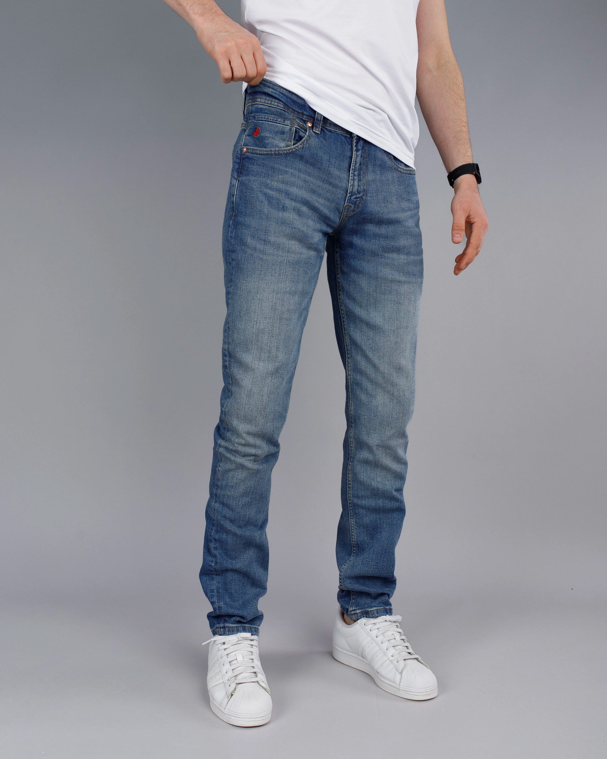 Muške RegularFit Brown Farmerke STT2994