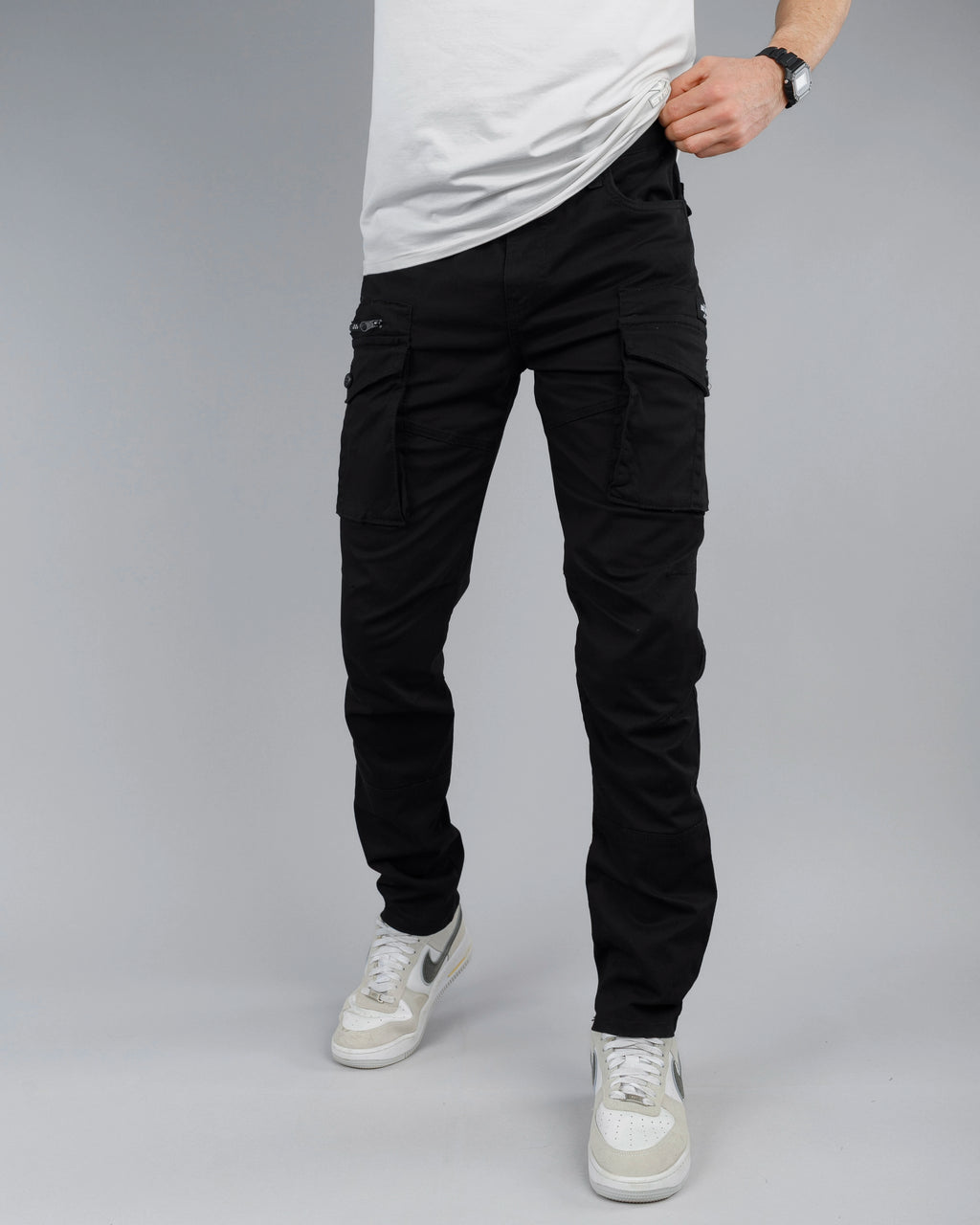 Muske kargo pantalone dužih i širih nogavica STT600BB
