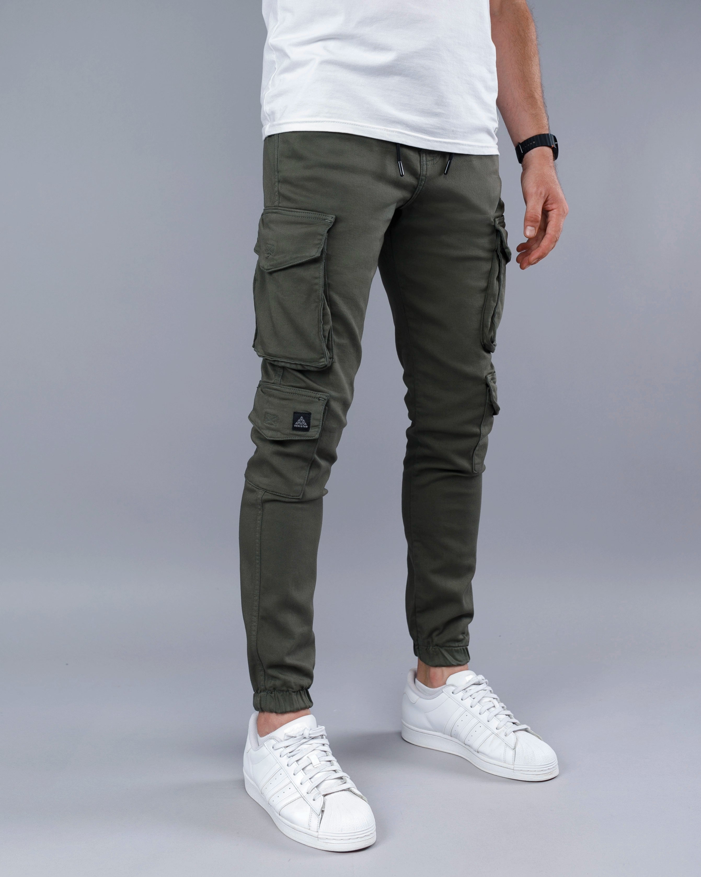 Muške cargo pantalone sa mnogo dzepova STT2599