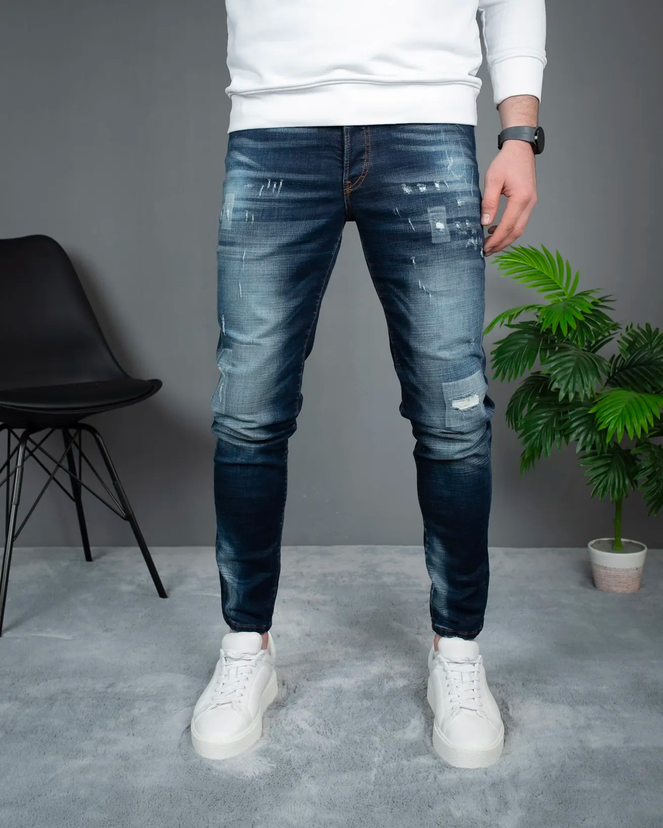Muške Slim Fit Farmerke STT2919