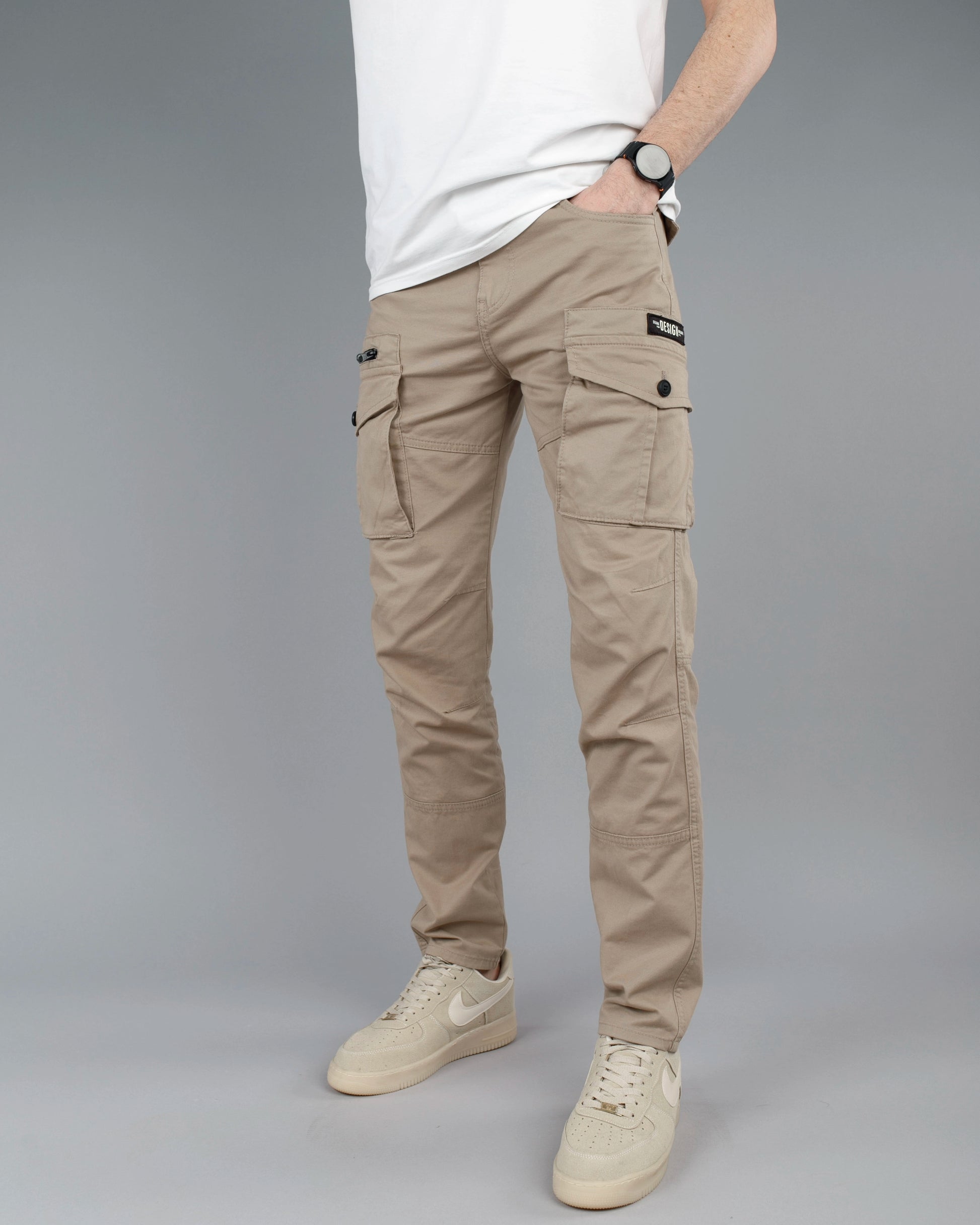 Muske kargo pantalone dužih i širih nogavica STT600BB