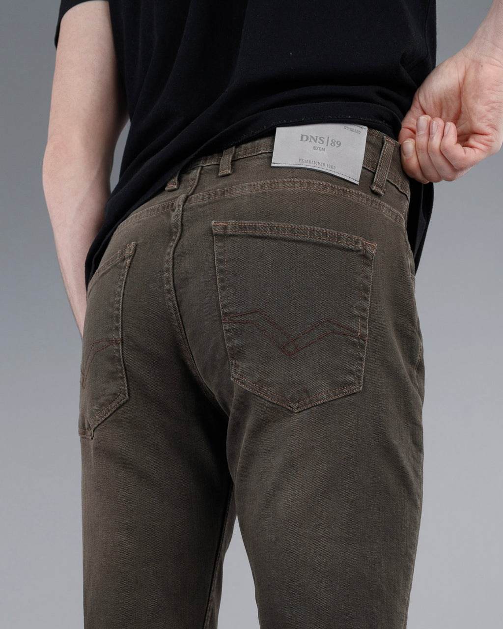 Muške RegularFit Brown Farmerke STT2993