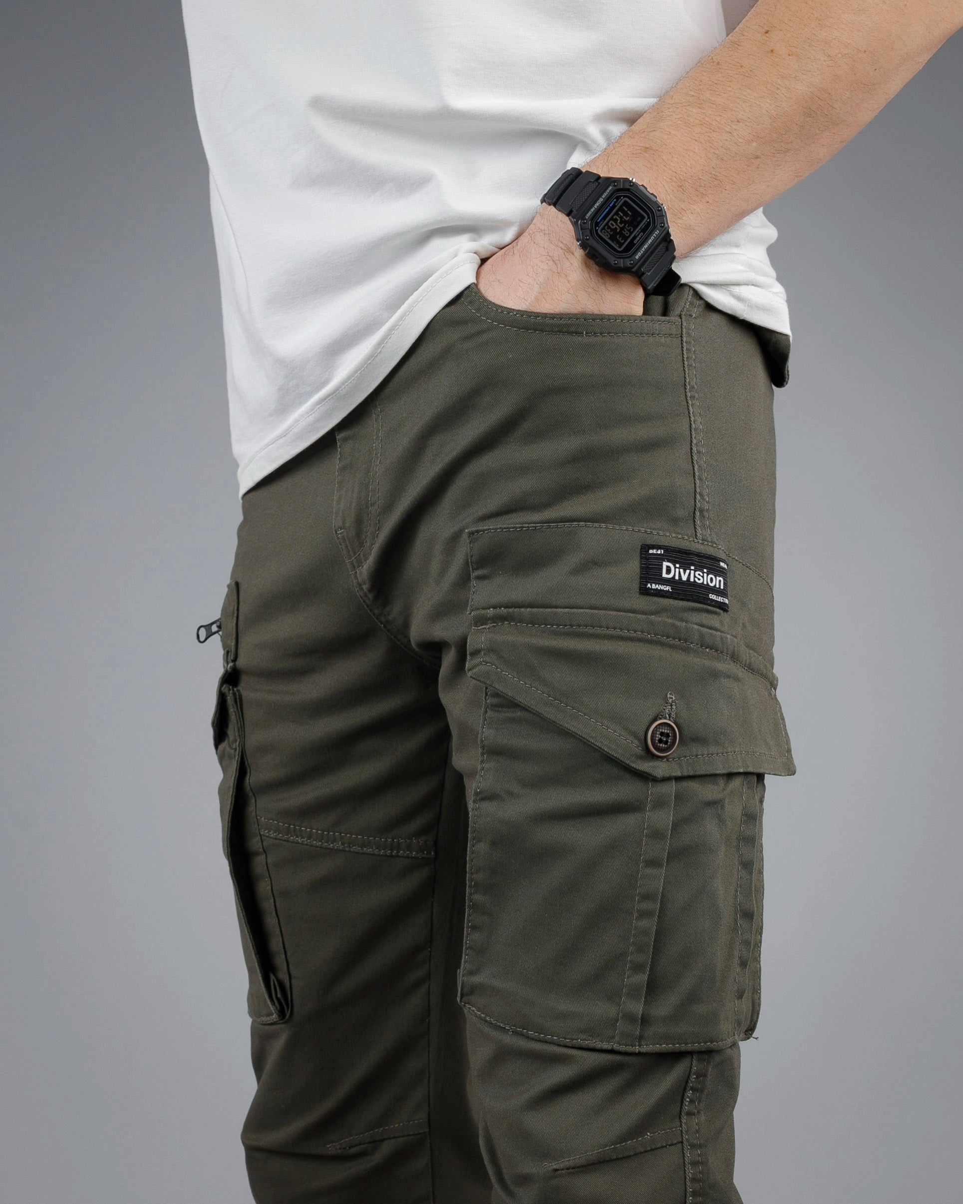 Muske kargo pantalone dužih i širih nogavica STT600BB