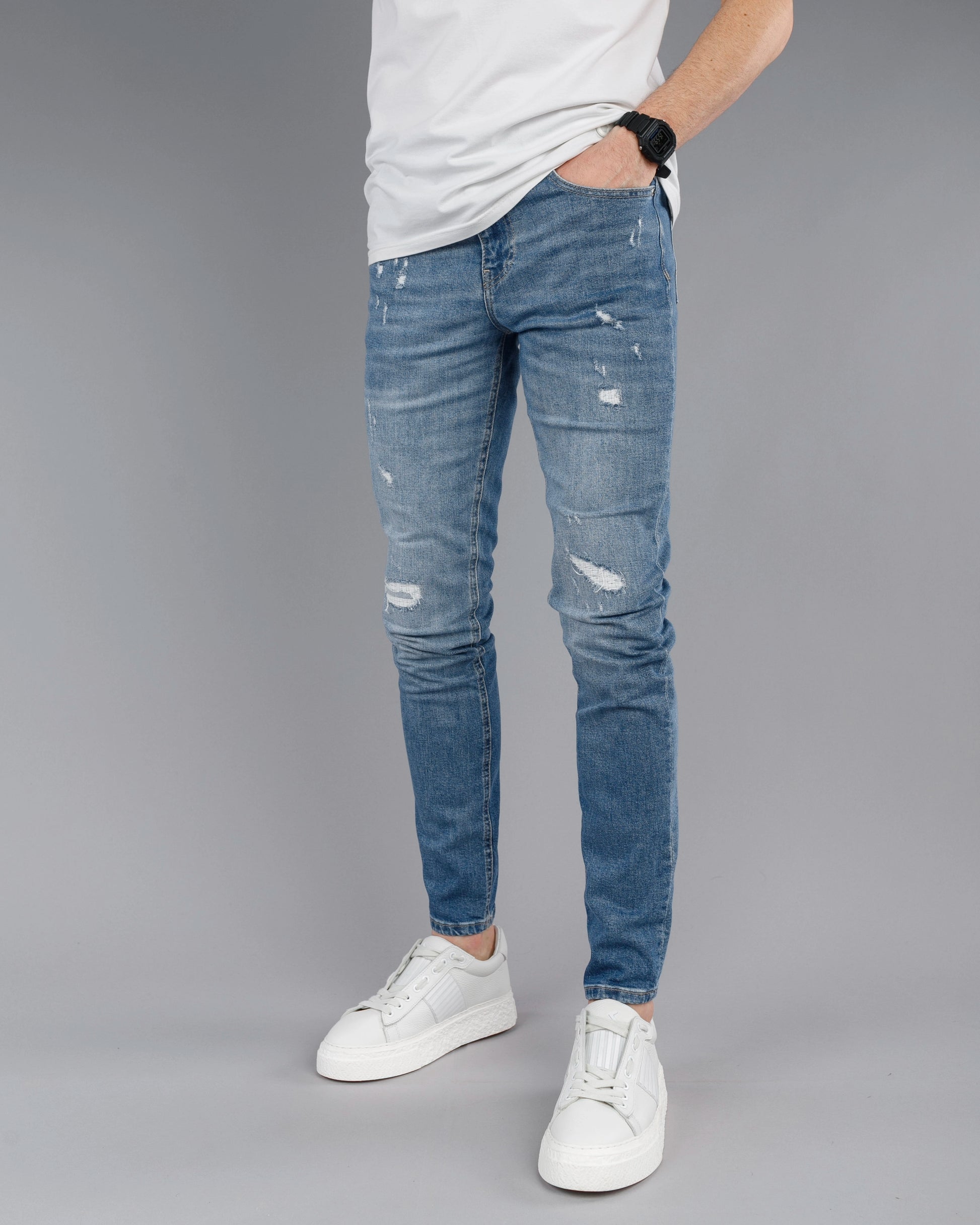 Muške Slim Fit Farmerke STT2801