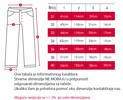 Produžene Muške cargo pantalone STT2793