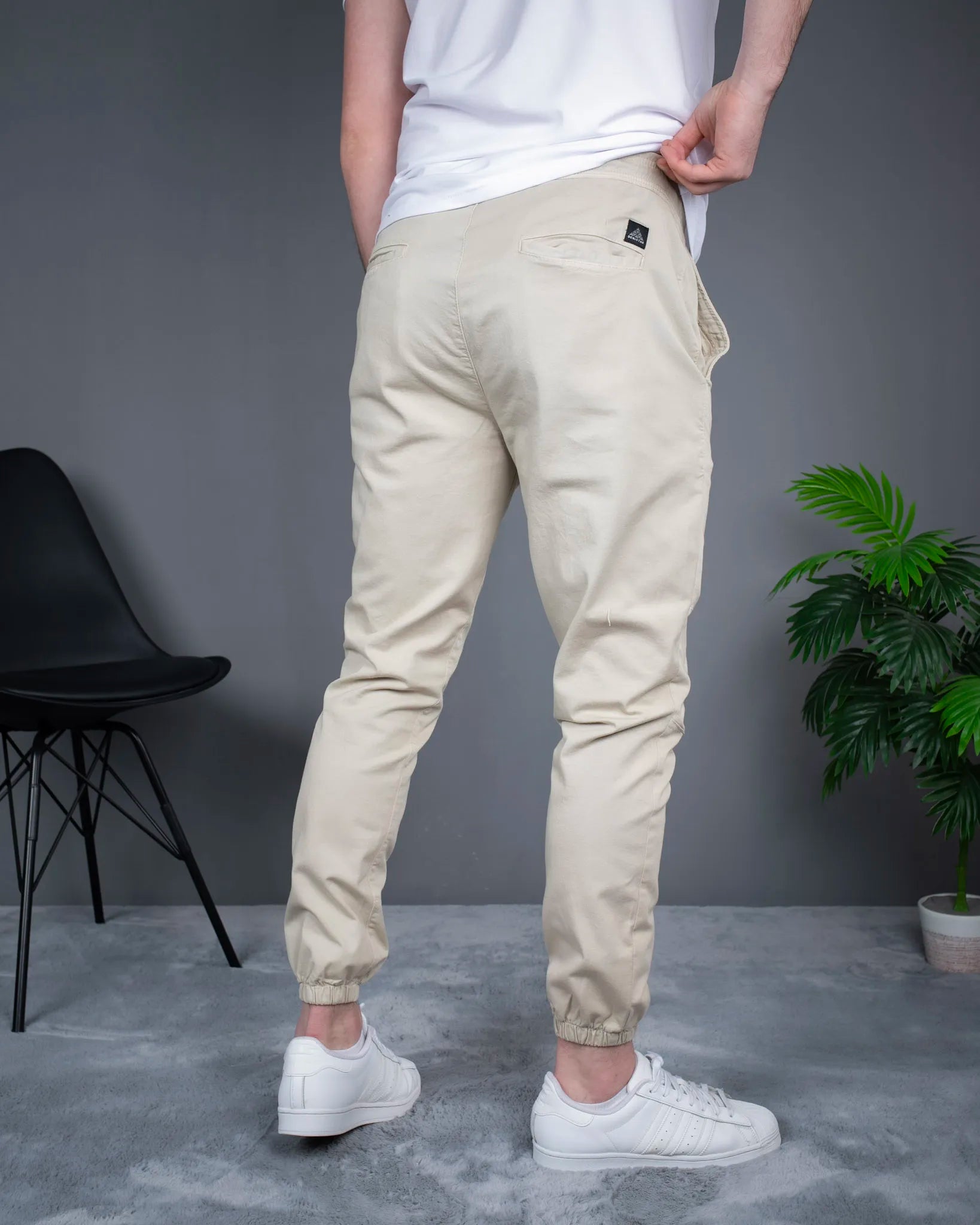 Muške Bež Jogger Pantalone - Svakodnevna udobnost STT2841