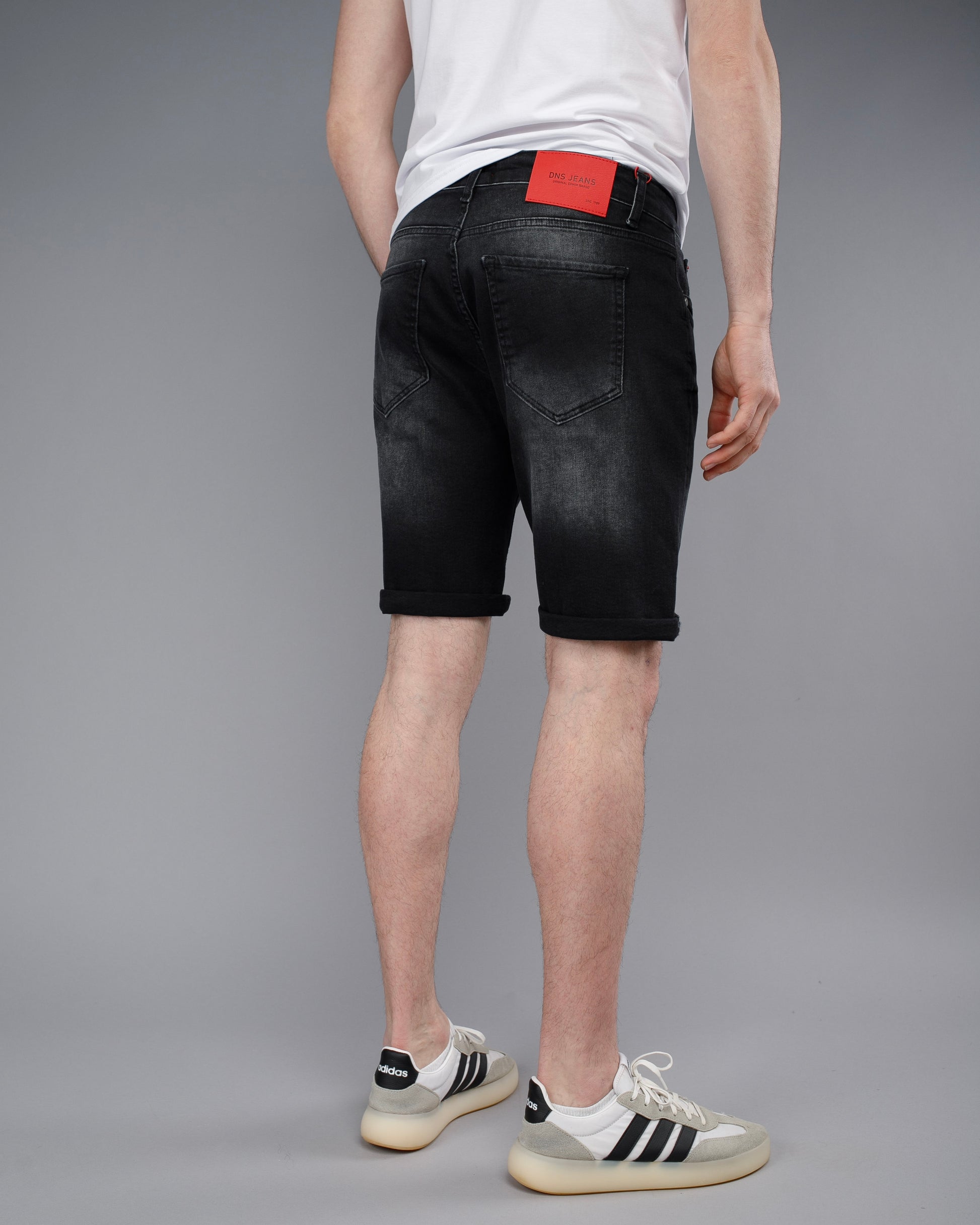 Muške jeans bermude crne STT2937