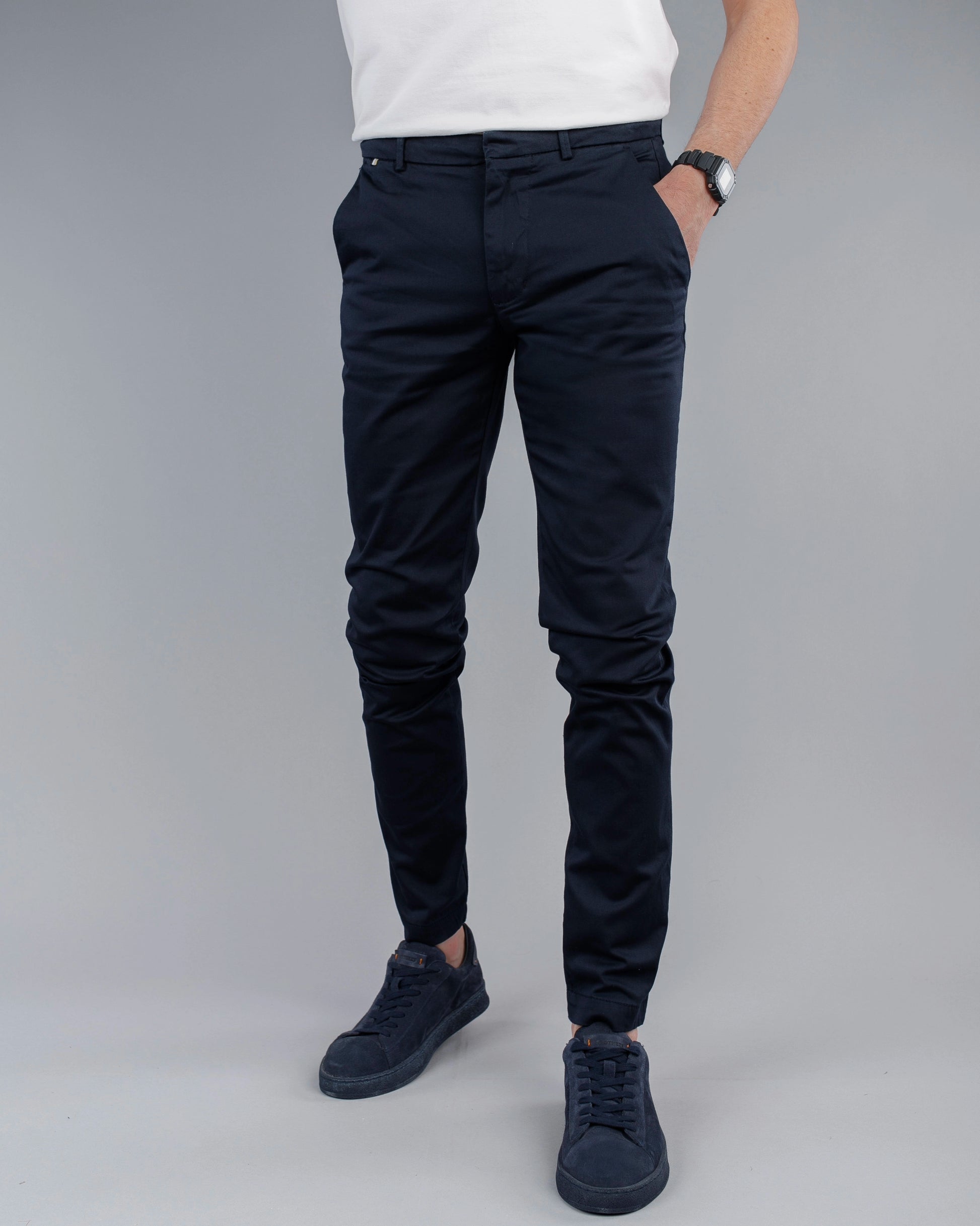 Muške Elegantne Slimfit Pantalone STT2895