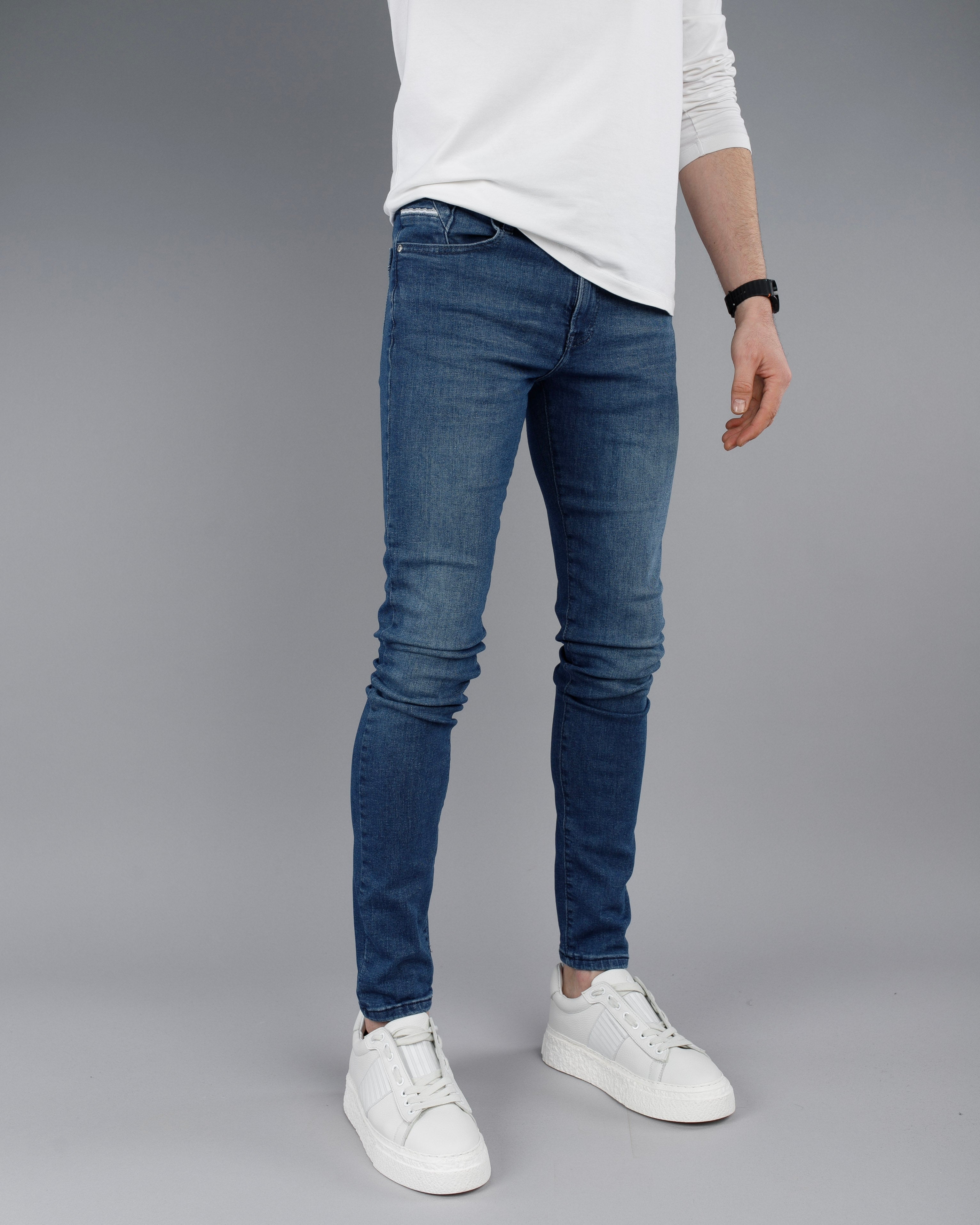 Produžene muške slim farmerke STT2574