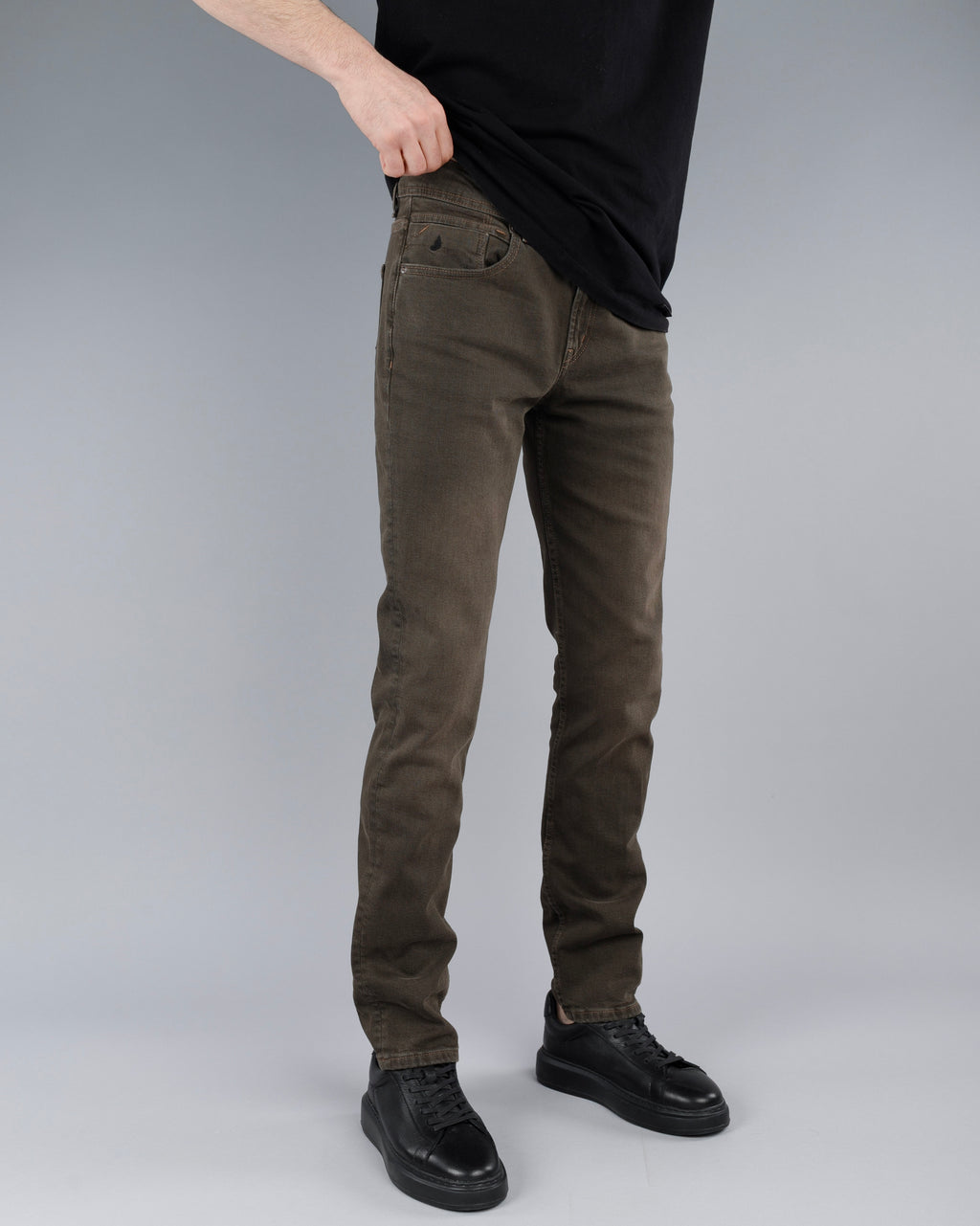 Muške RegularFit Brown Farmerke STT2993