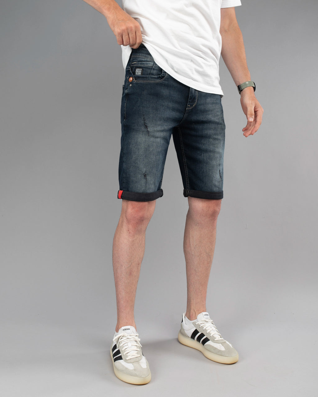 Muške jeans bermude crne STT2254
