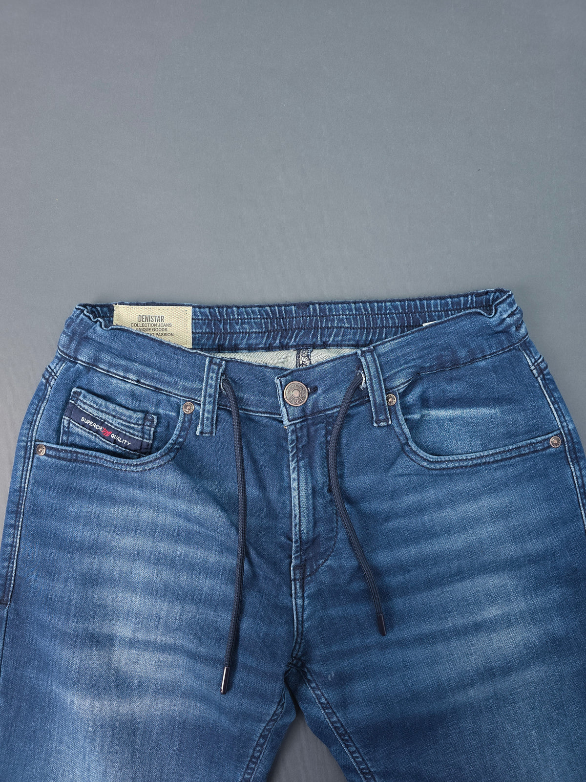 Muške teksas pantalone sa vezicama STT3047
