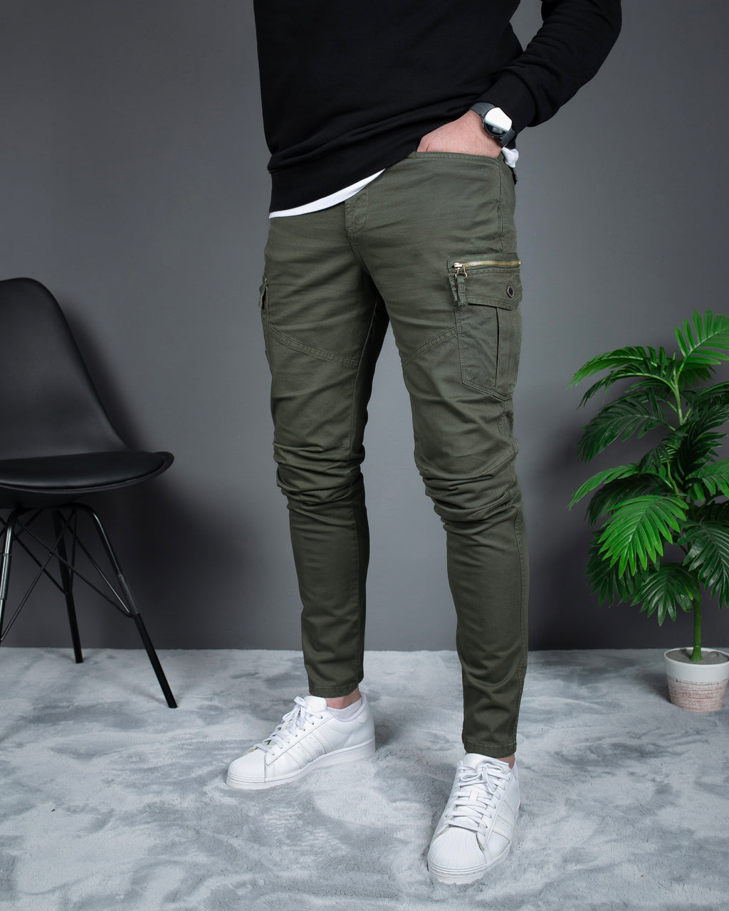 Muške kargo pantalone STT2548