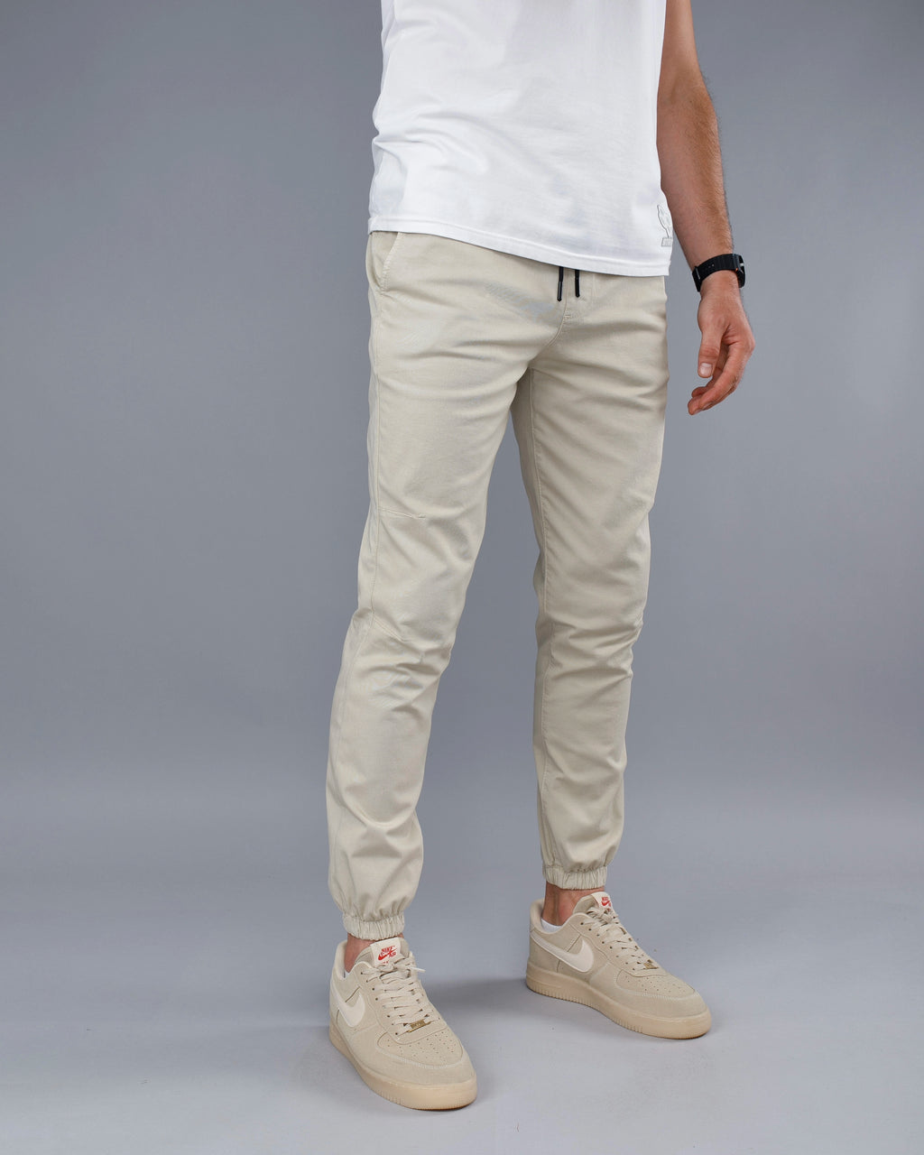 Muške Bež Jogger Pantalone - Svakodnevna udobnost STT2841