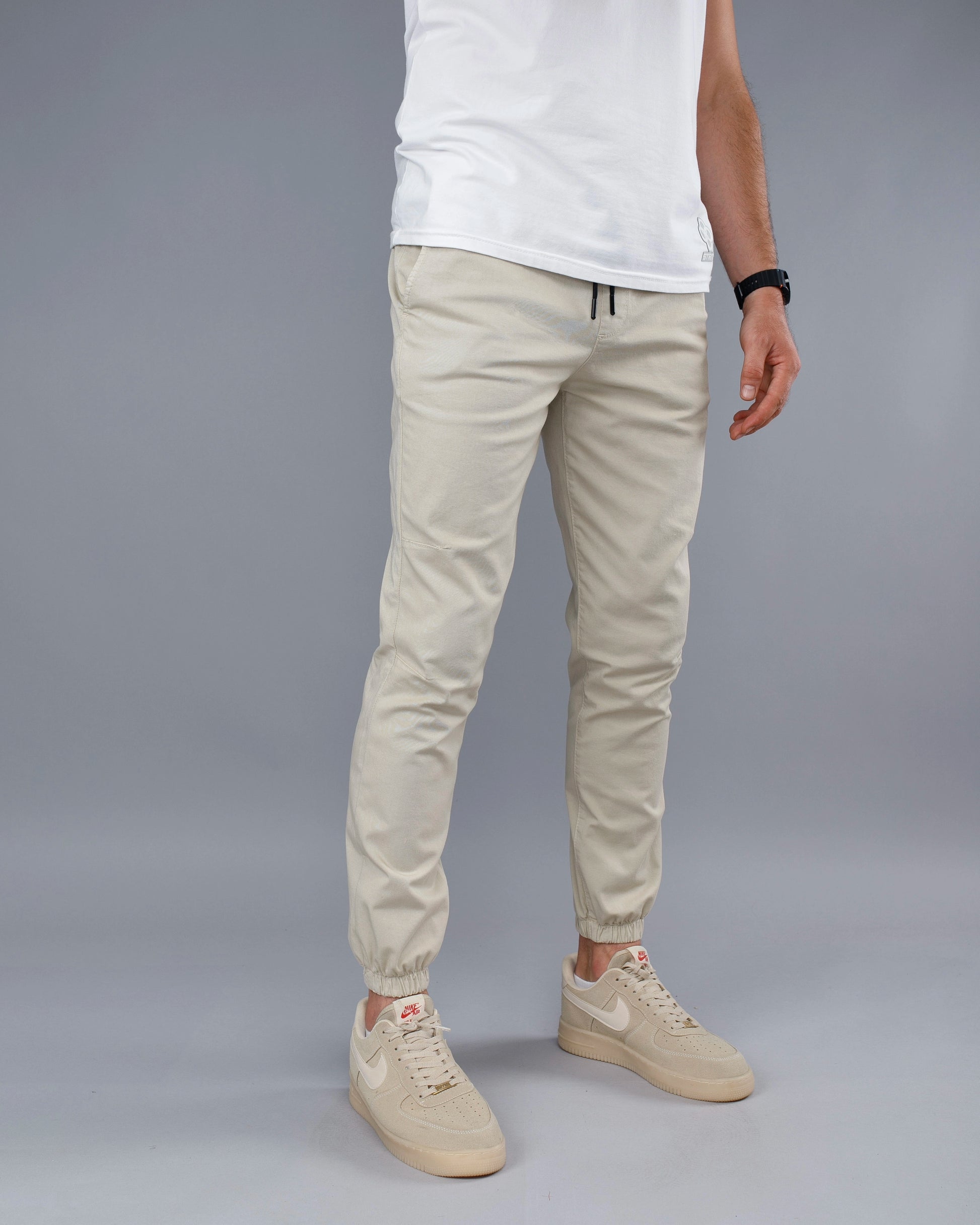 Muške Bež Jogger Pantalone - Svakodnevna udobnost STT2841