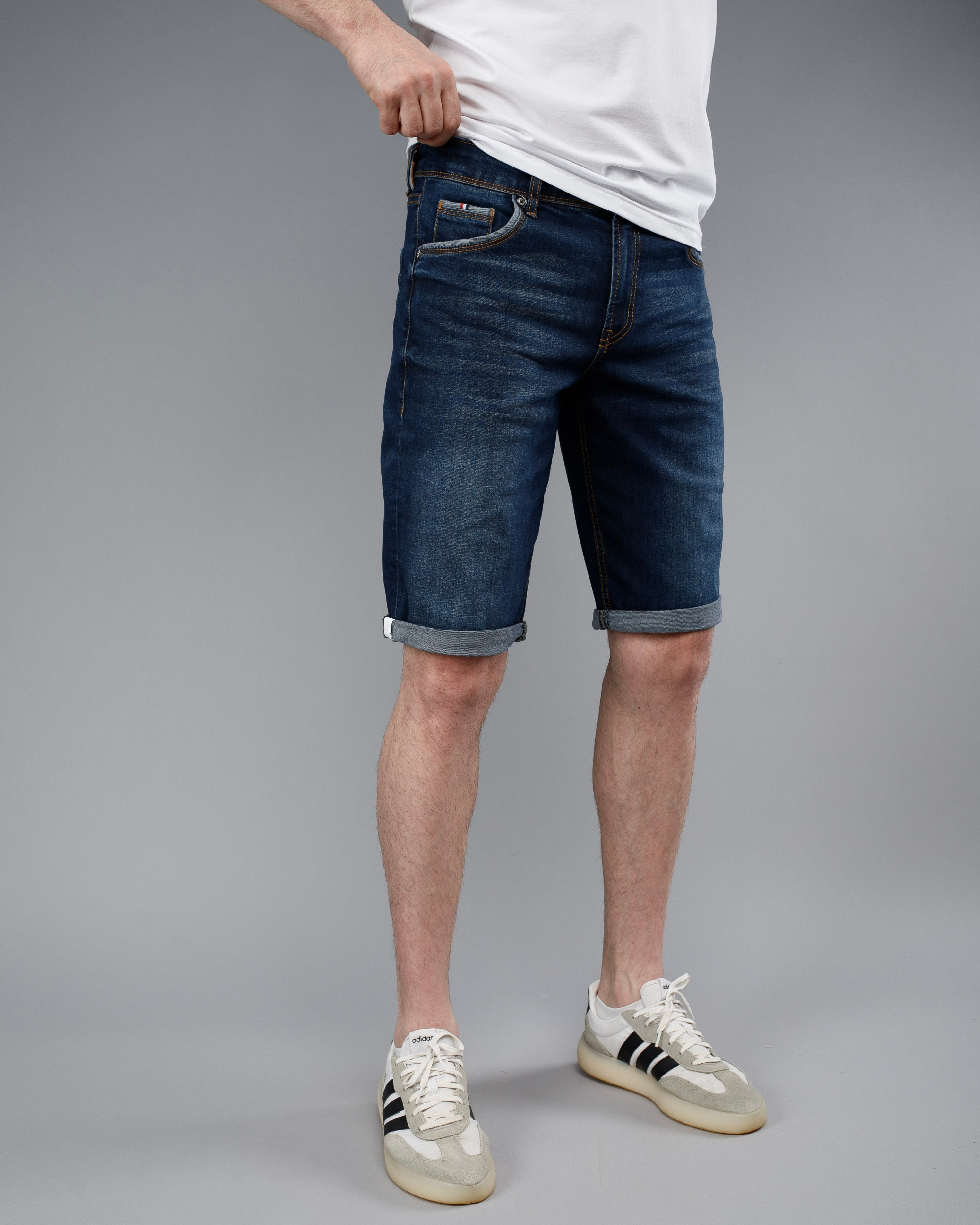 Muške jeans bermude tamno plave STT2332