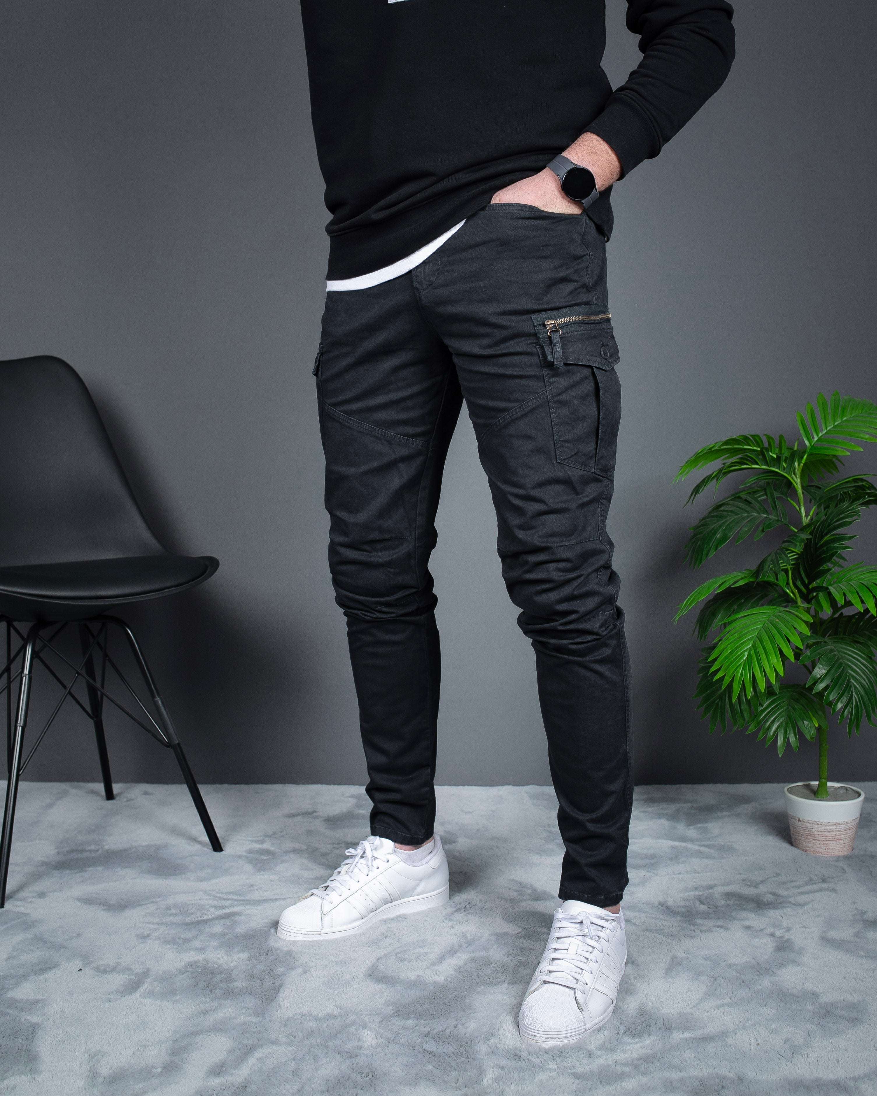 Produžene Muške cargo pantalone STT2793