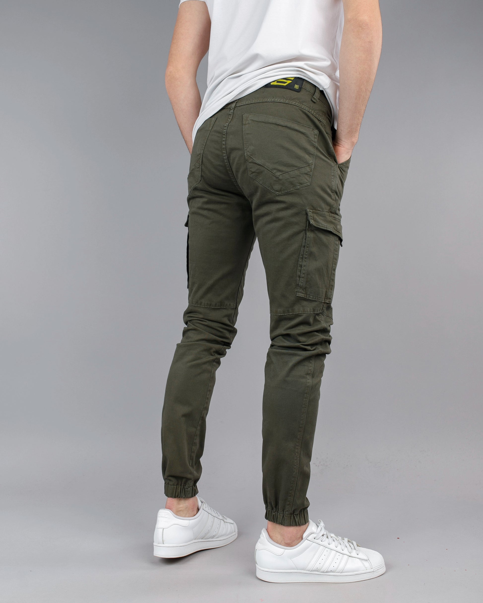 Muške cargo pantalone krem STT2225