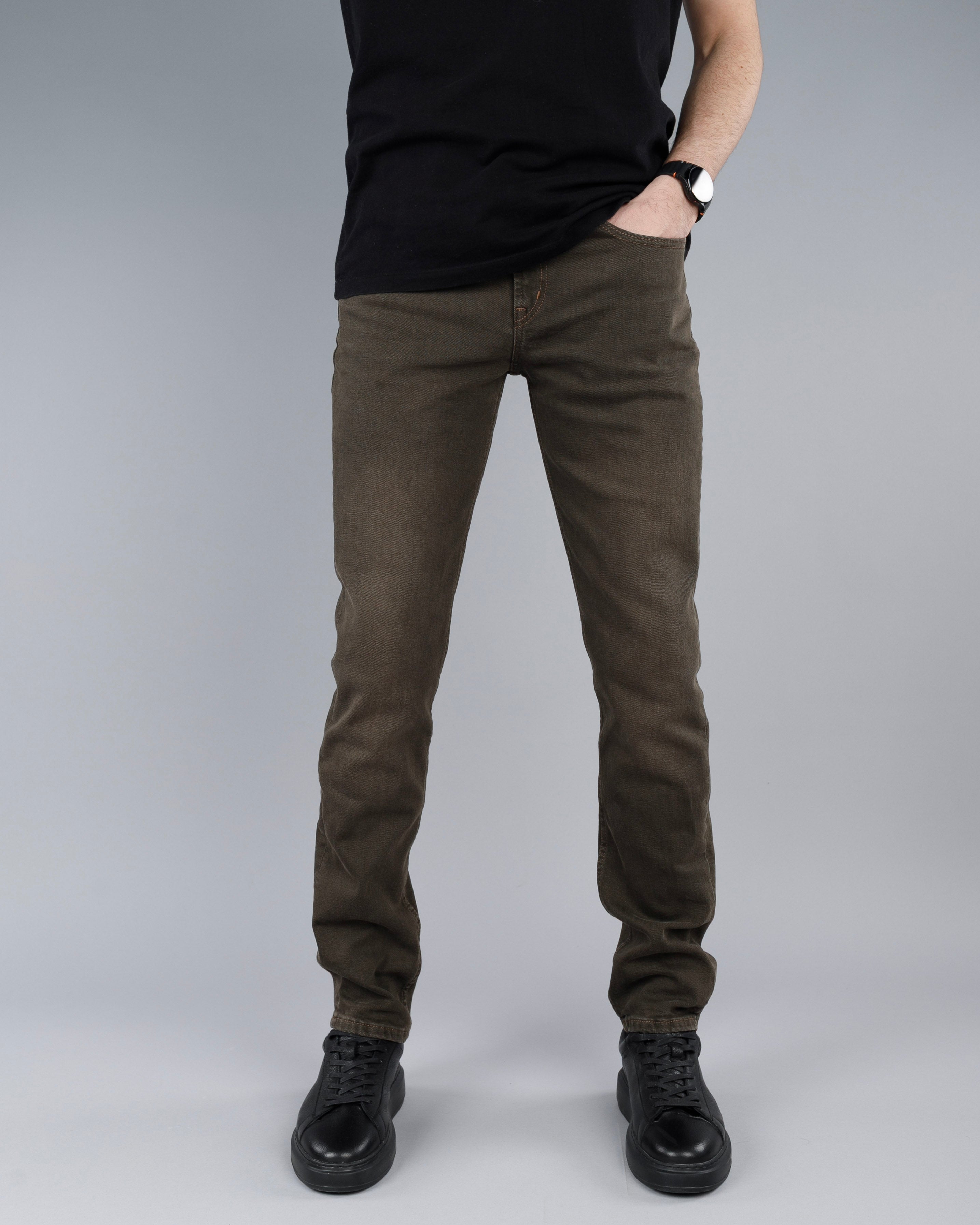 Muške RegularFit Brown Farmerke STT2993