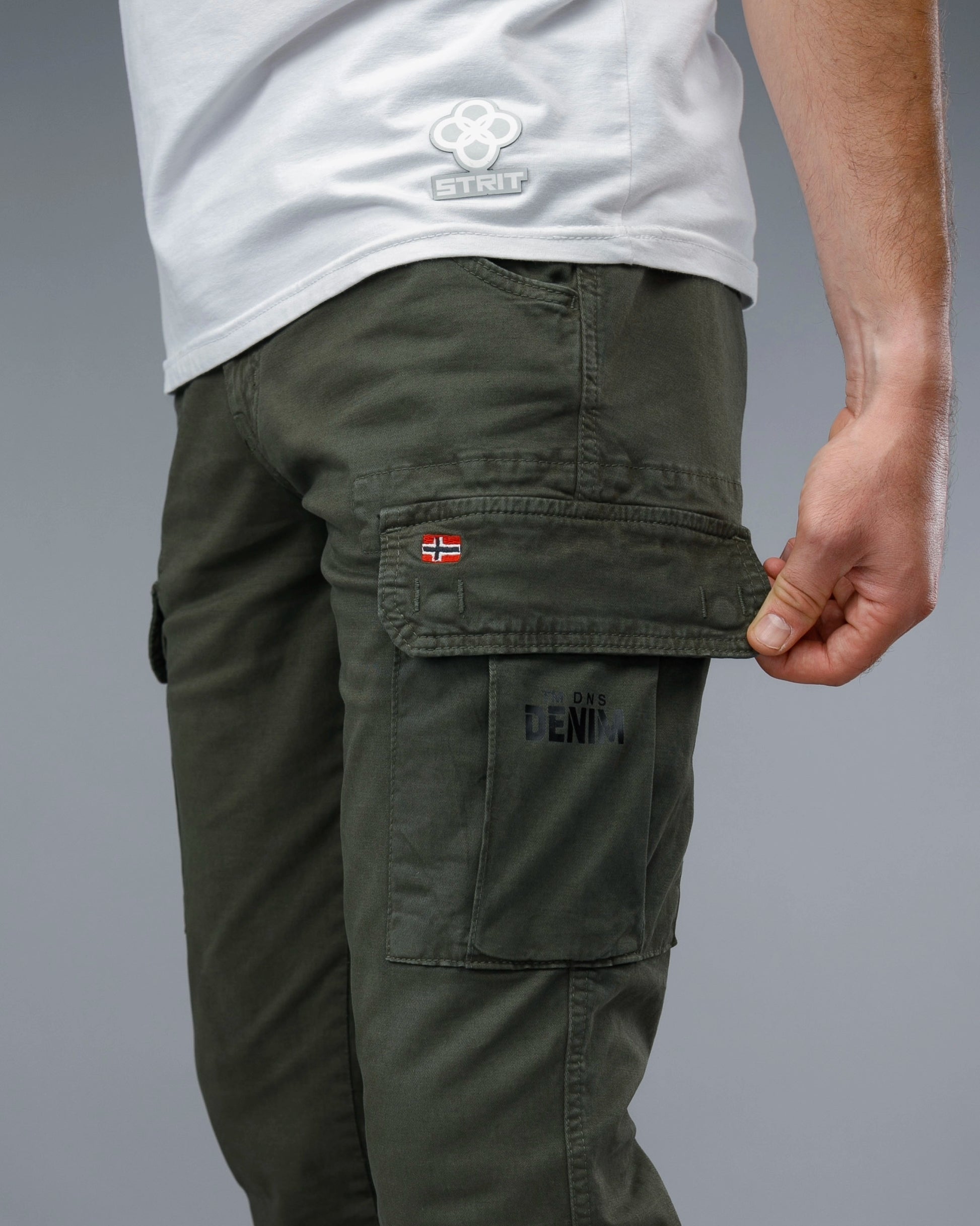 Muske kargo pantalone dužih i širih nogavica STT2943