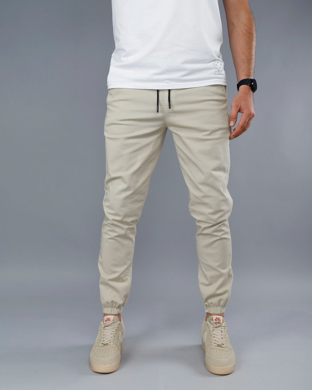Muške Bež Jogger Pantalone - Svakodnevna udobnost STT2841