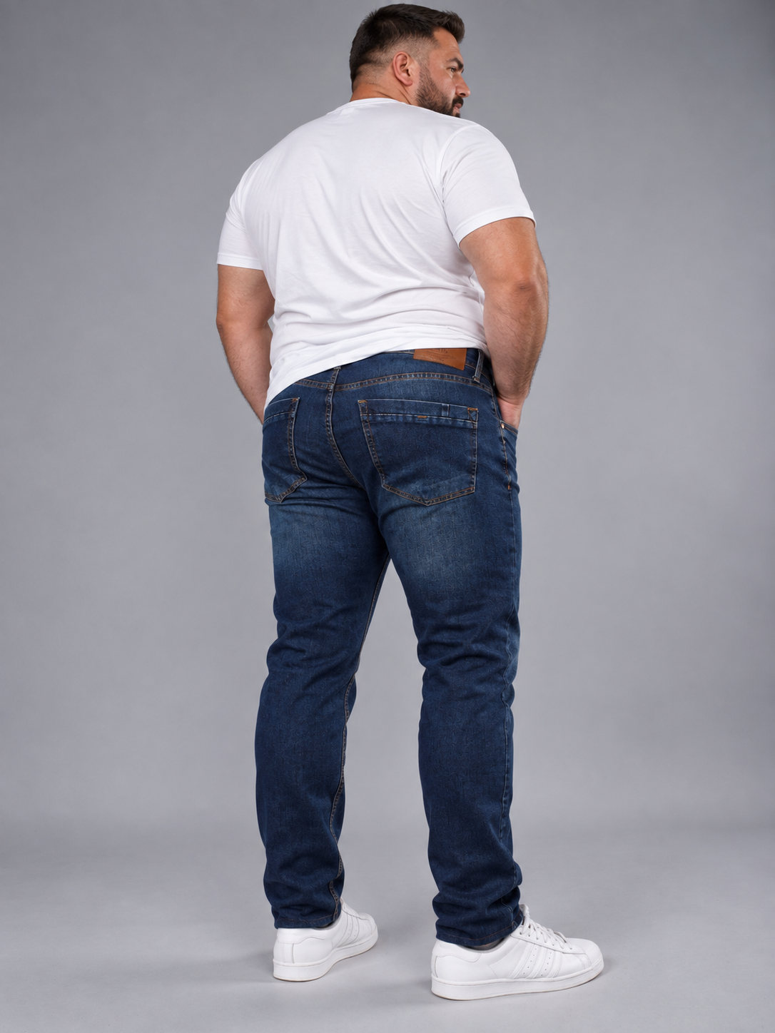 Velike muške farmerke  4XL - 7XL STT2713