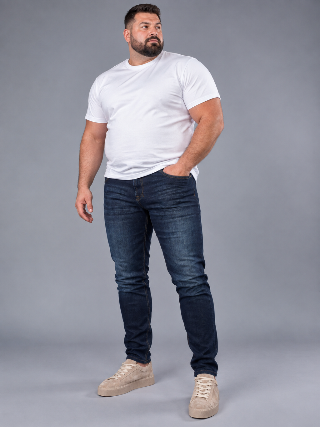 Velike muške farmerke  4XL - 7XL STT2775
