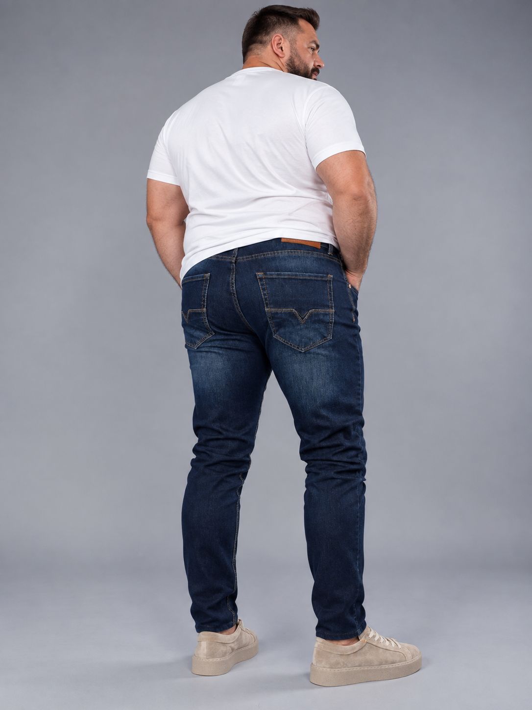 Velike muške farmerke  4XL - 7XL STT2775