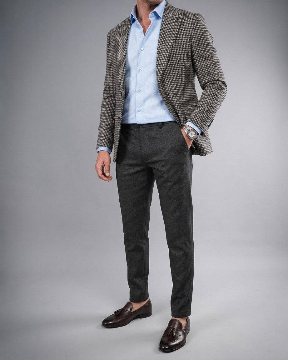 Elegantne Relax fit muske pantalone STT3045