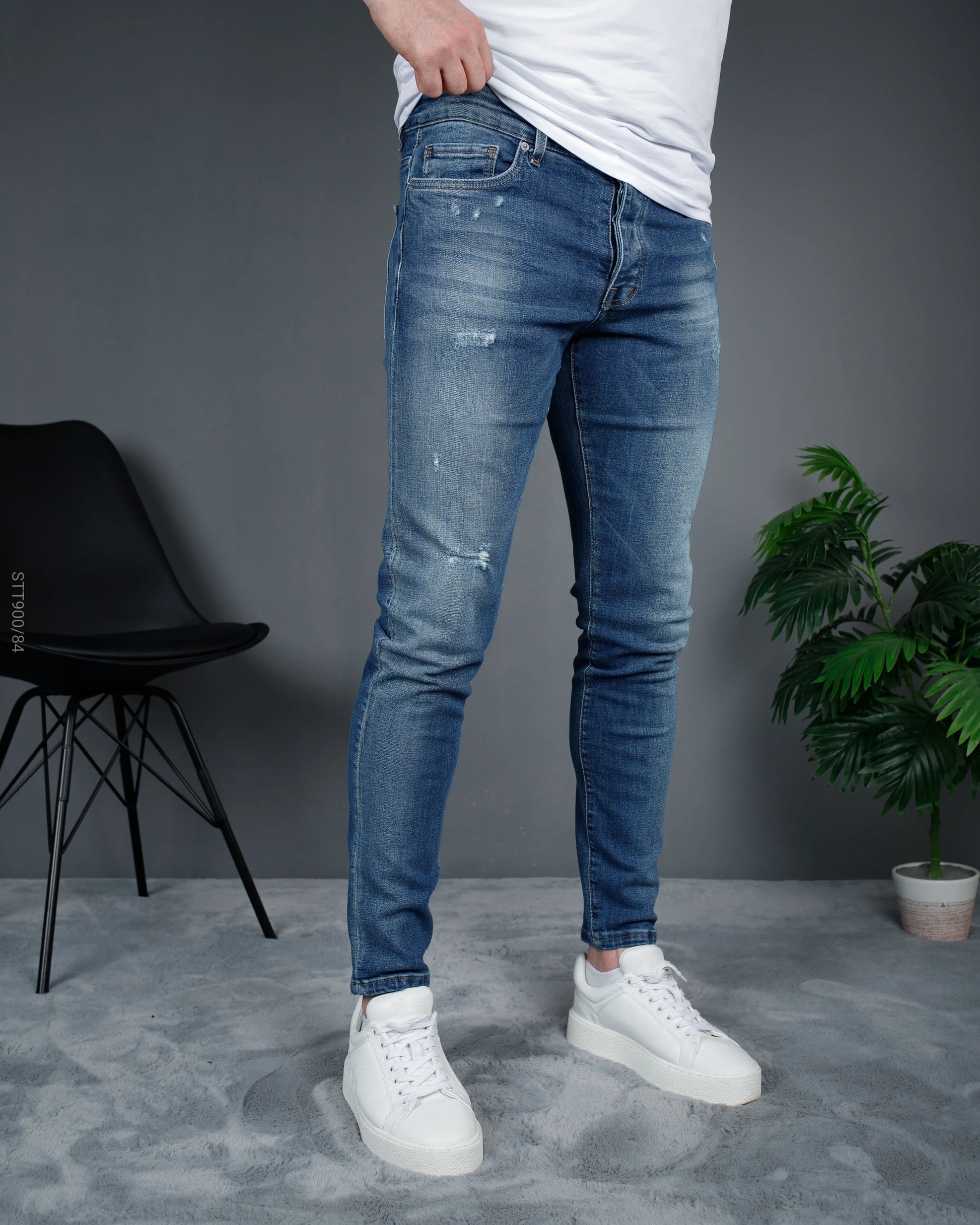 elasticne slim farmerke muske sa puno elastina plave