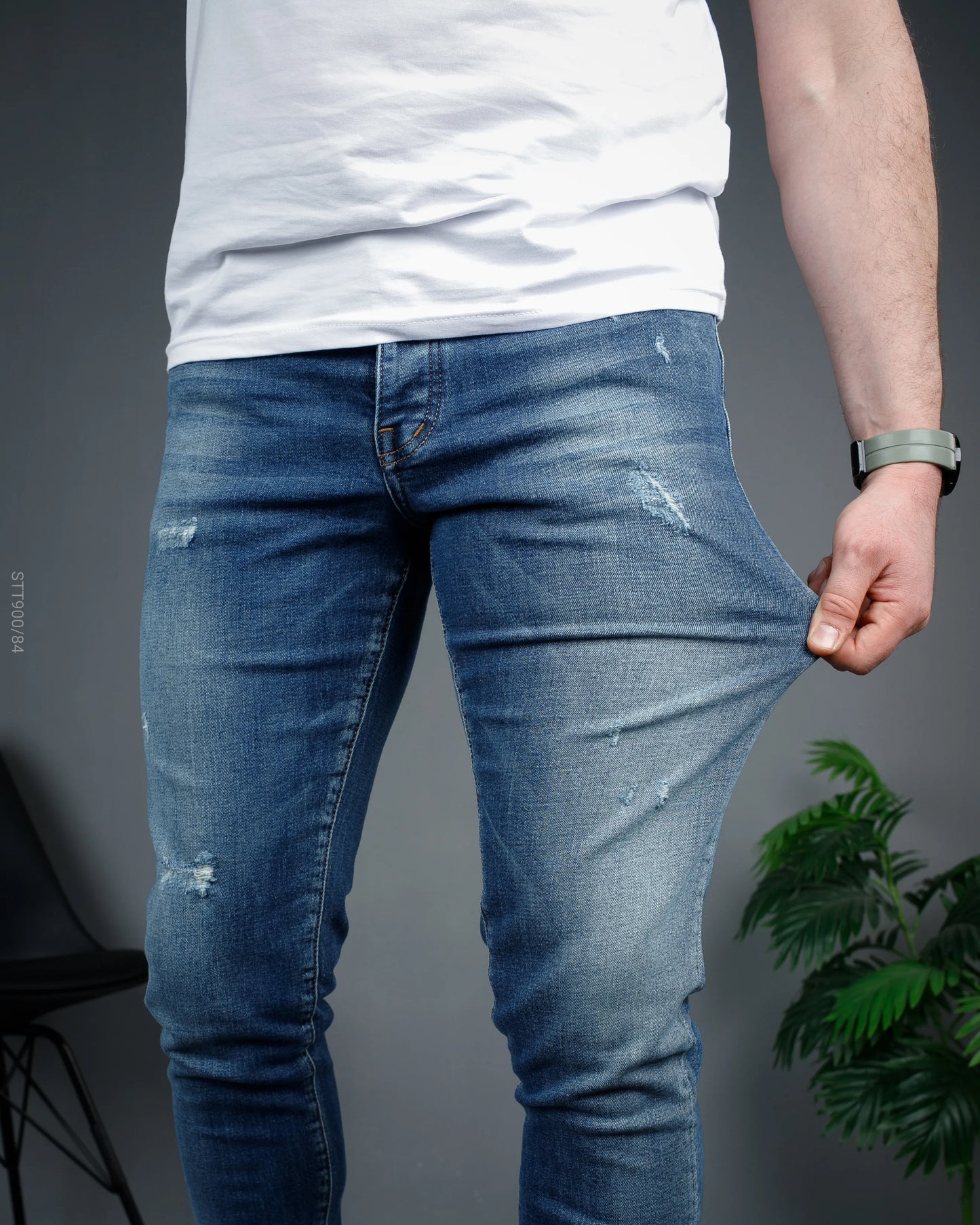 elasticne slim farmerke muske sa puno elastina plave