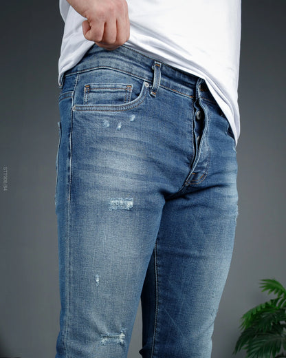 elasticne slim farmerke muske sa puno elastina plave