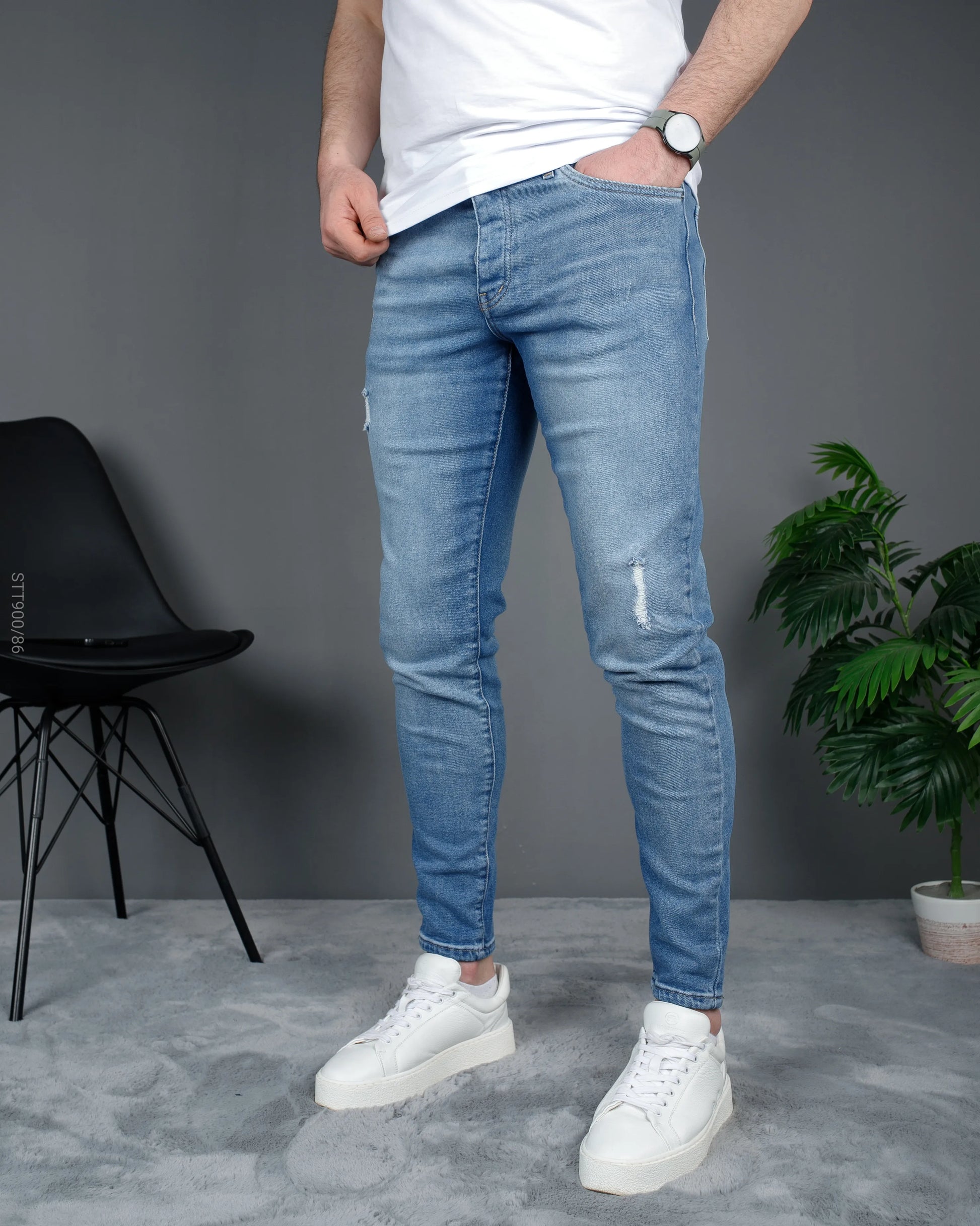 elasticne slim farmerke muske sa puno elastina plave