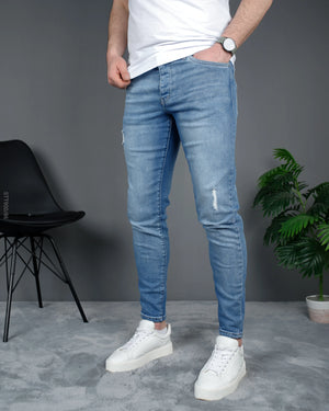 elasticne slim farmerke muske sa puno elastina plave