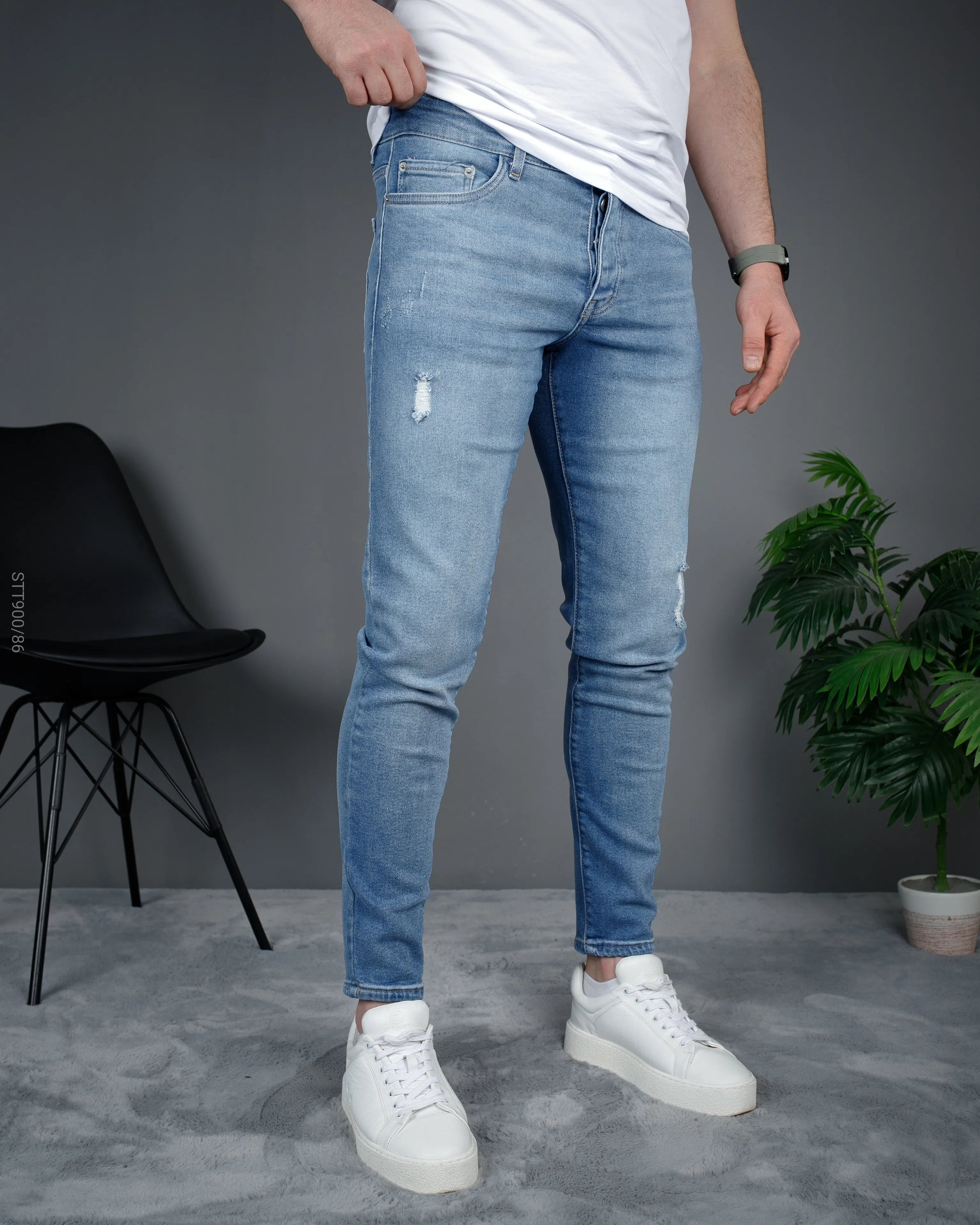 elasticne slim farmerke muske sa puno elastina plave