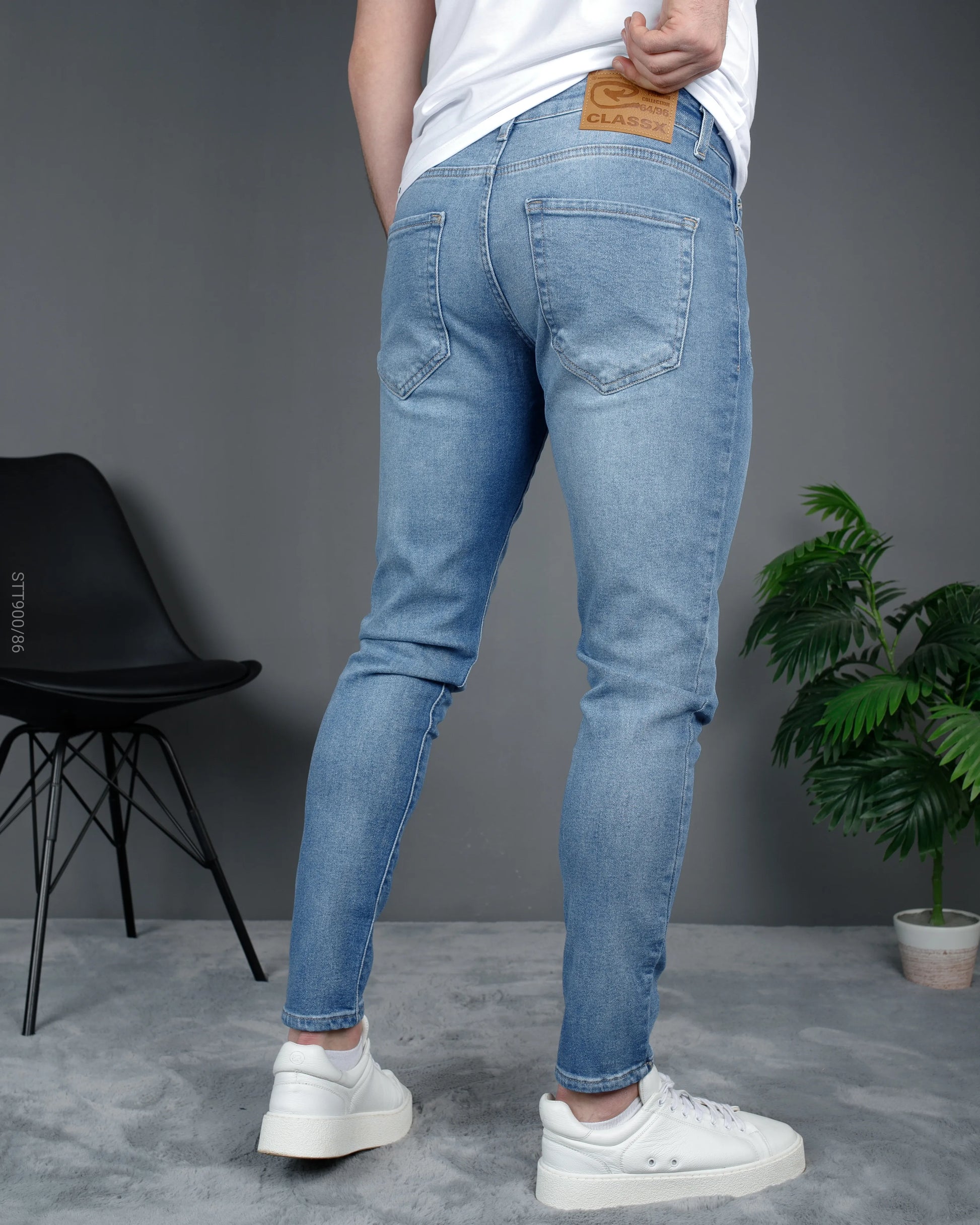 elasticne slim farmerke muske sa puno elastina plave