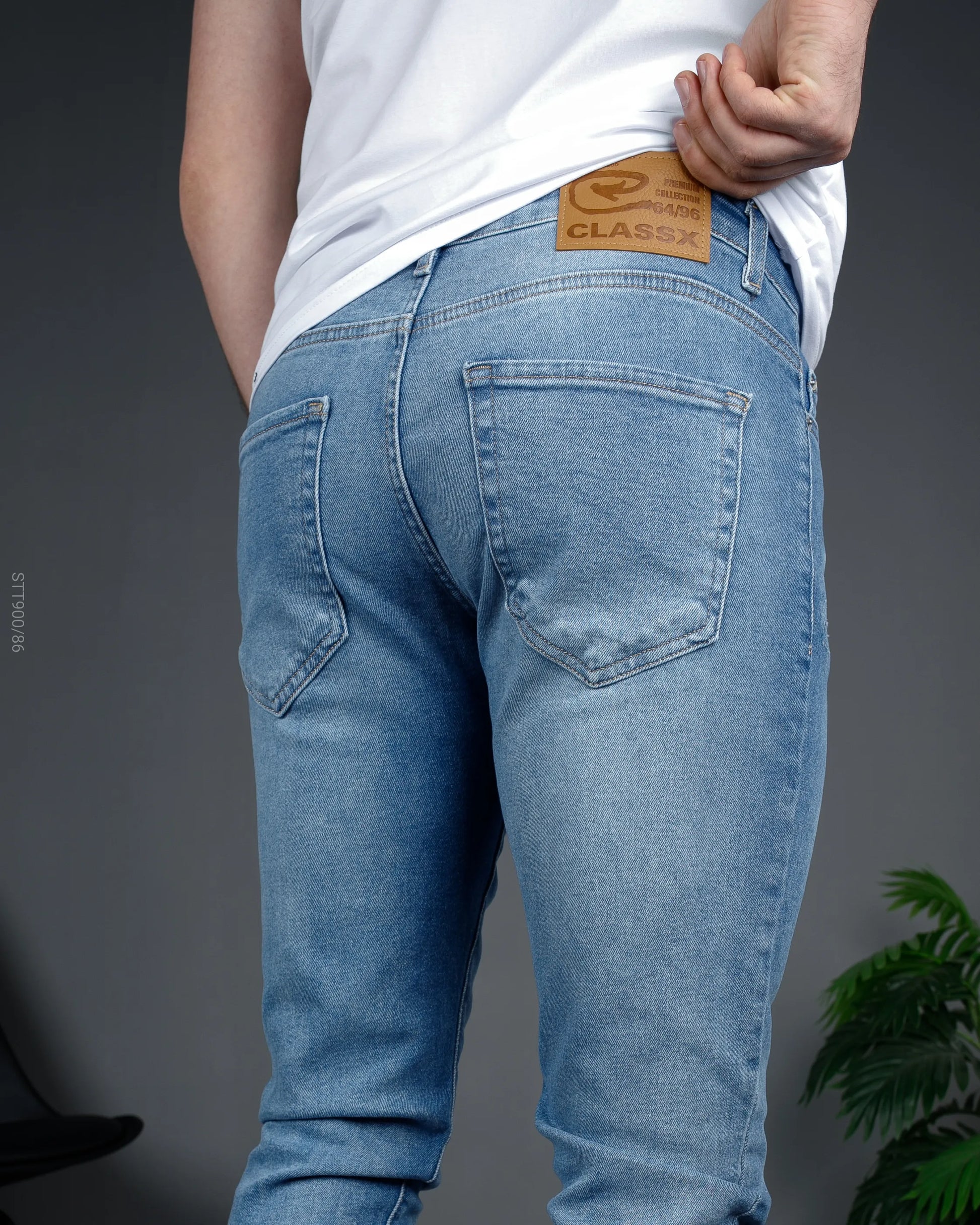 elasticne slim farmerke muske sa puno elastina plave
