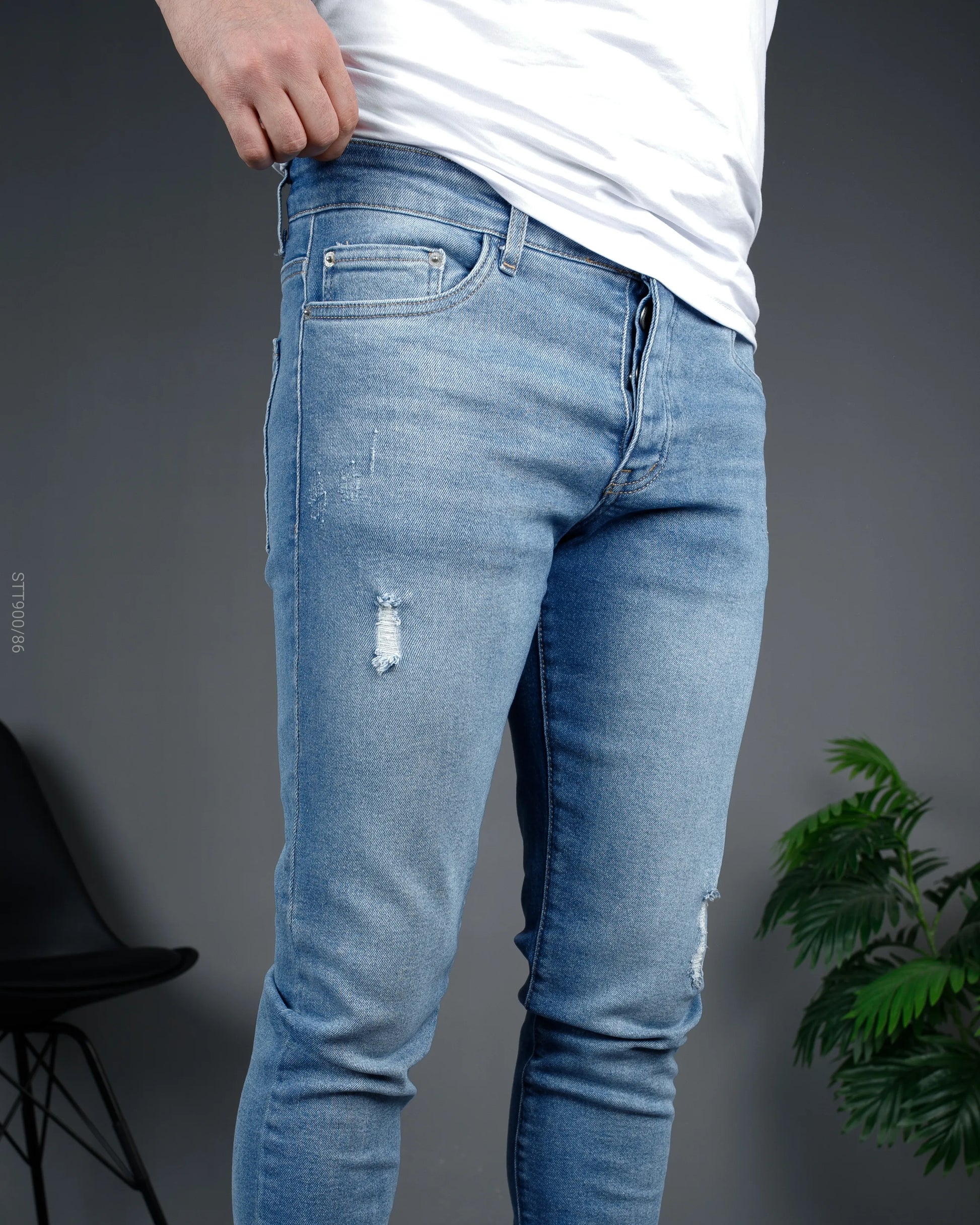 elasticne slim farmerke muske sa puno elastina plave